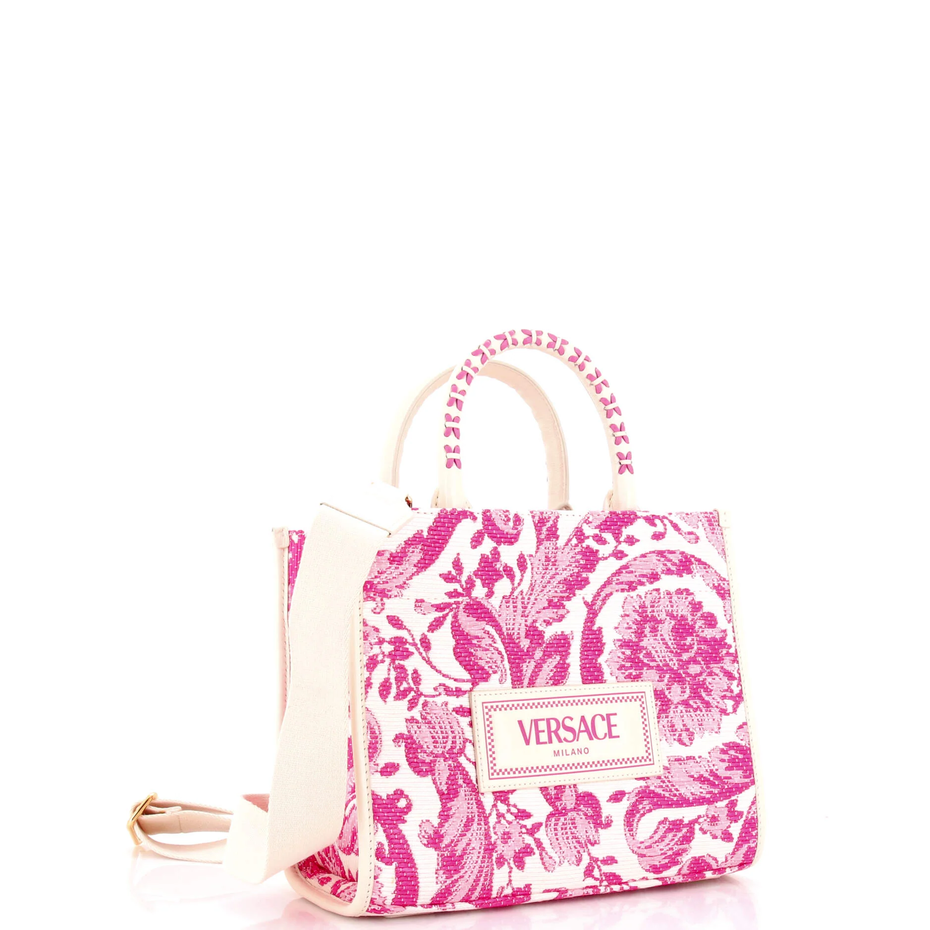 Athena Tote Barocco Raffia Small - Image 2