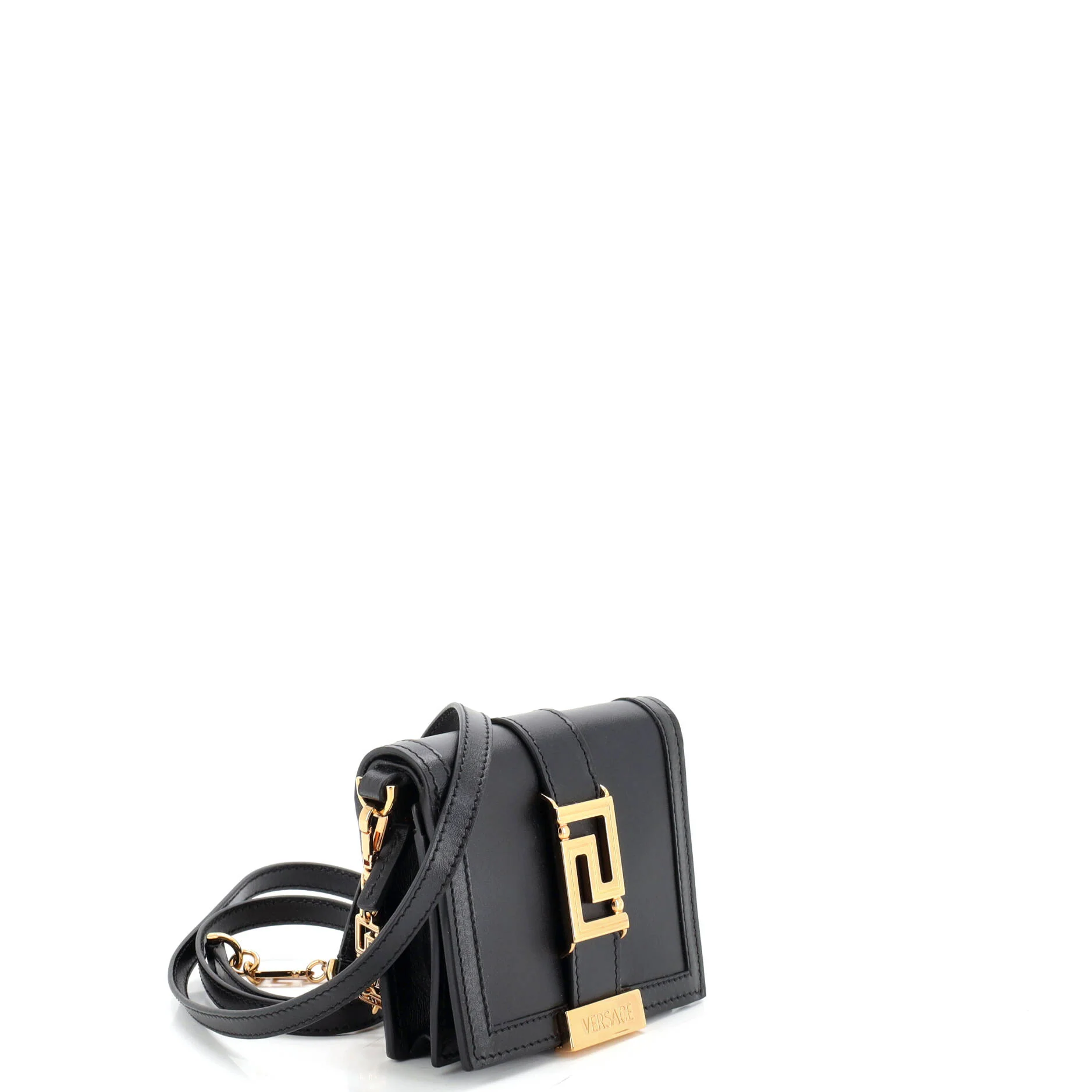 Greca Goddess Wallet on Chain Leather Mini - Image 2