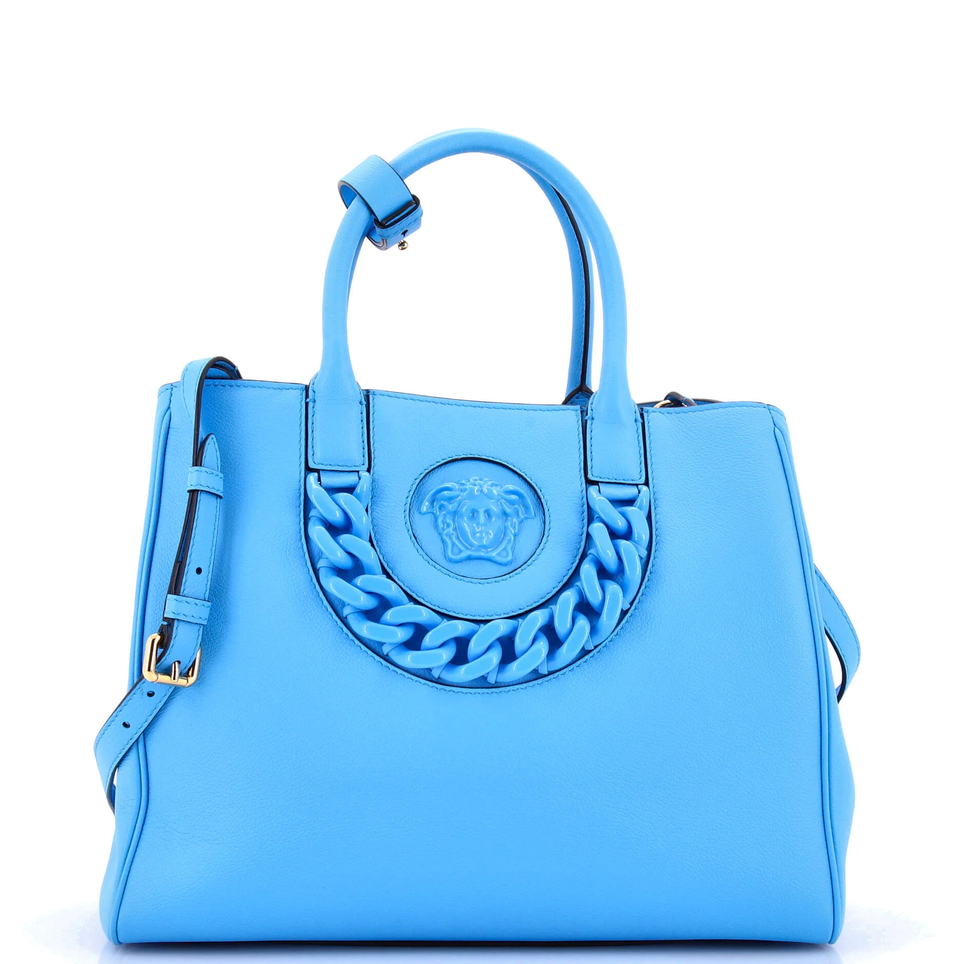 La Medusa Convertible Tote Bag Leather Large