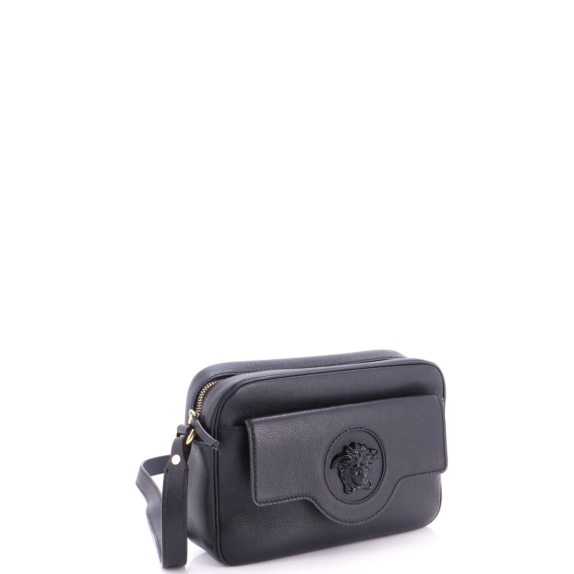 La Medusa Flap Pocket Camera Bag Leather Small - Image 2