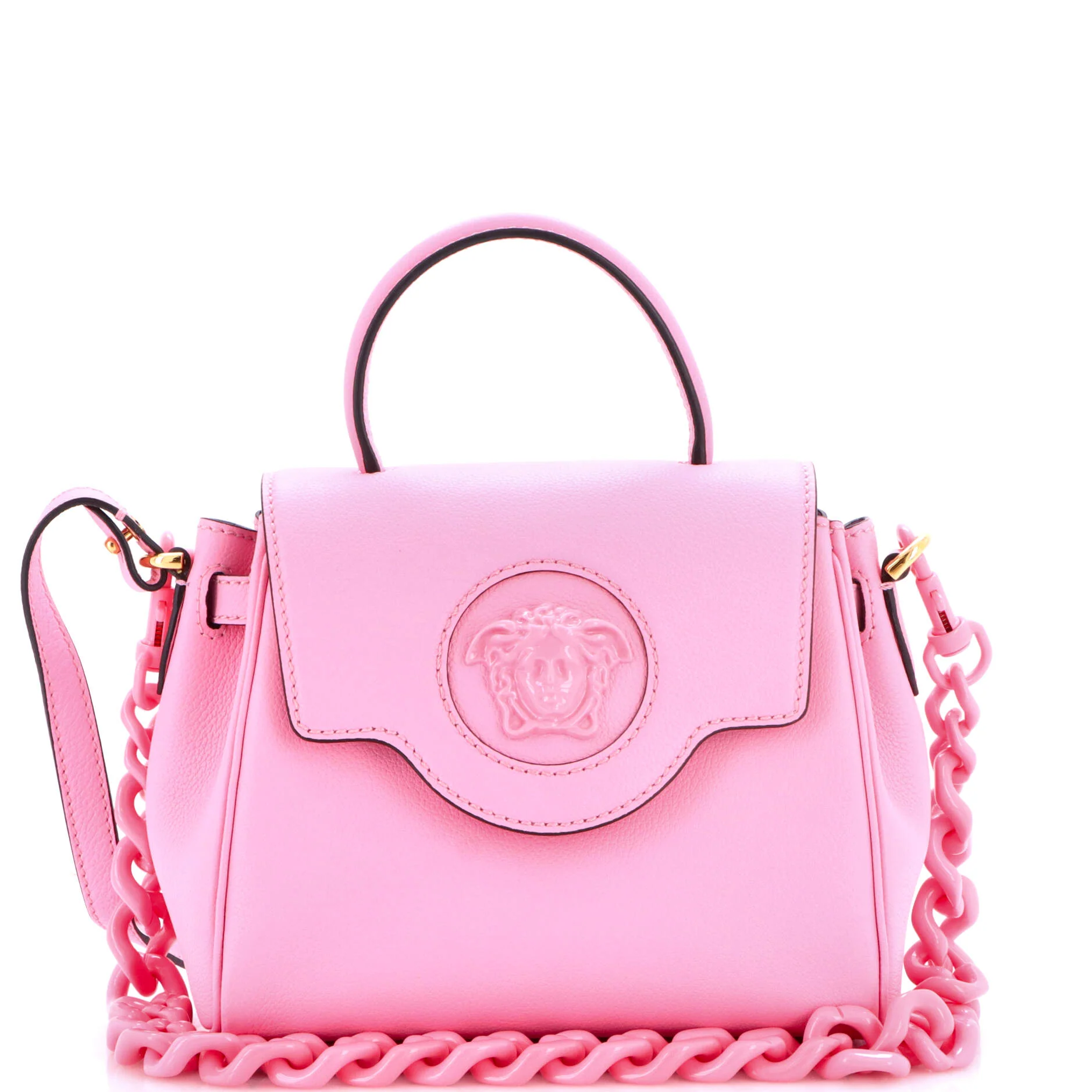 La Medusa Top Handle Bag Leather Small