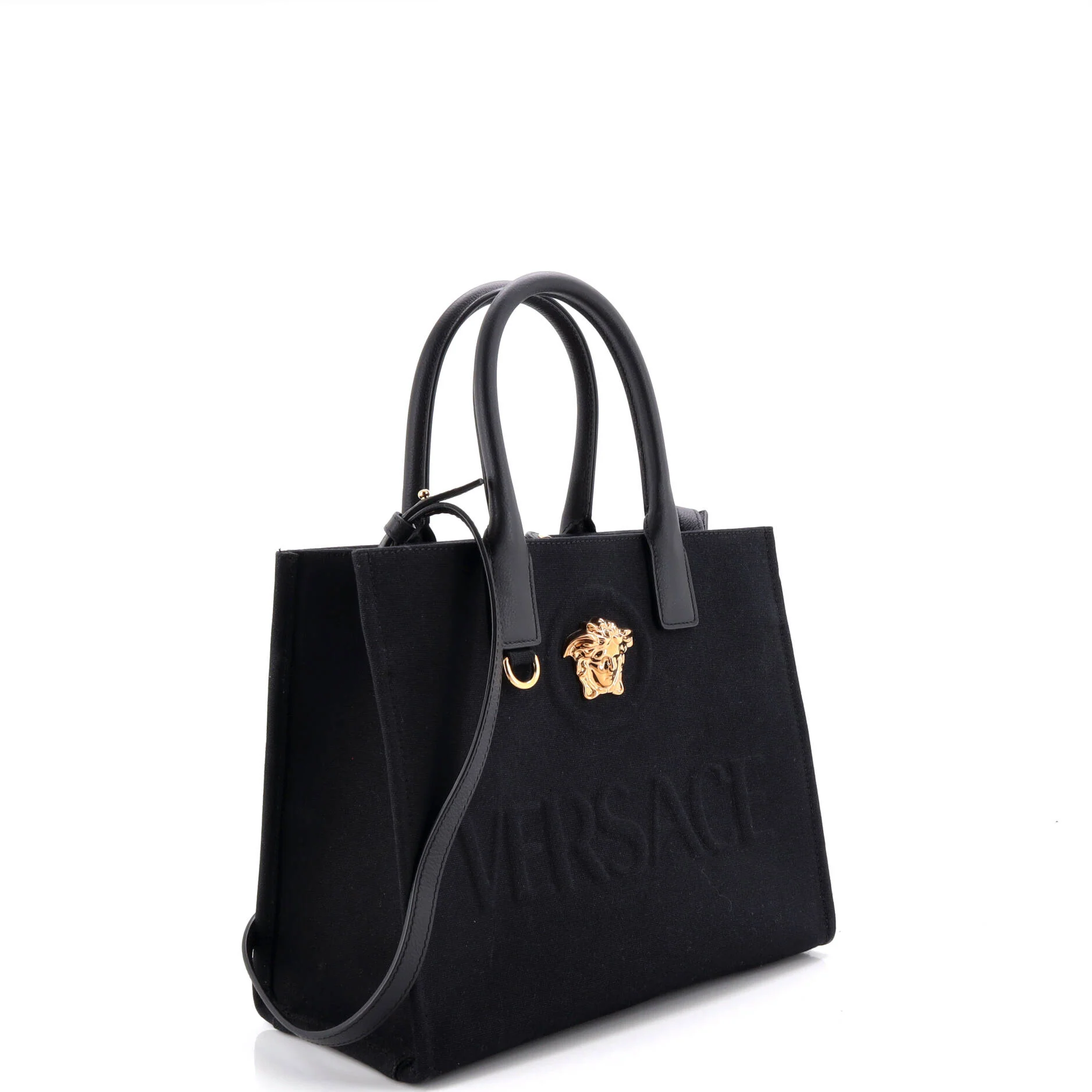 La Medusa Tote Embossed Canvas Small - Image 2