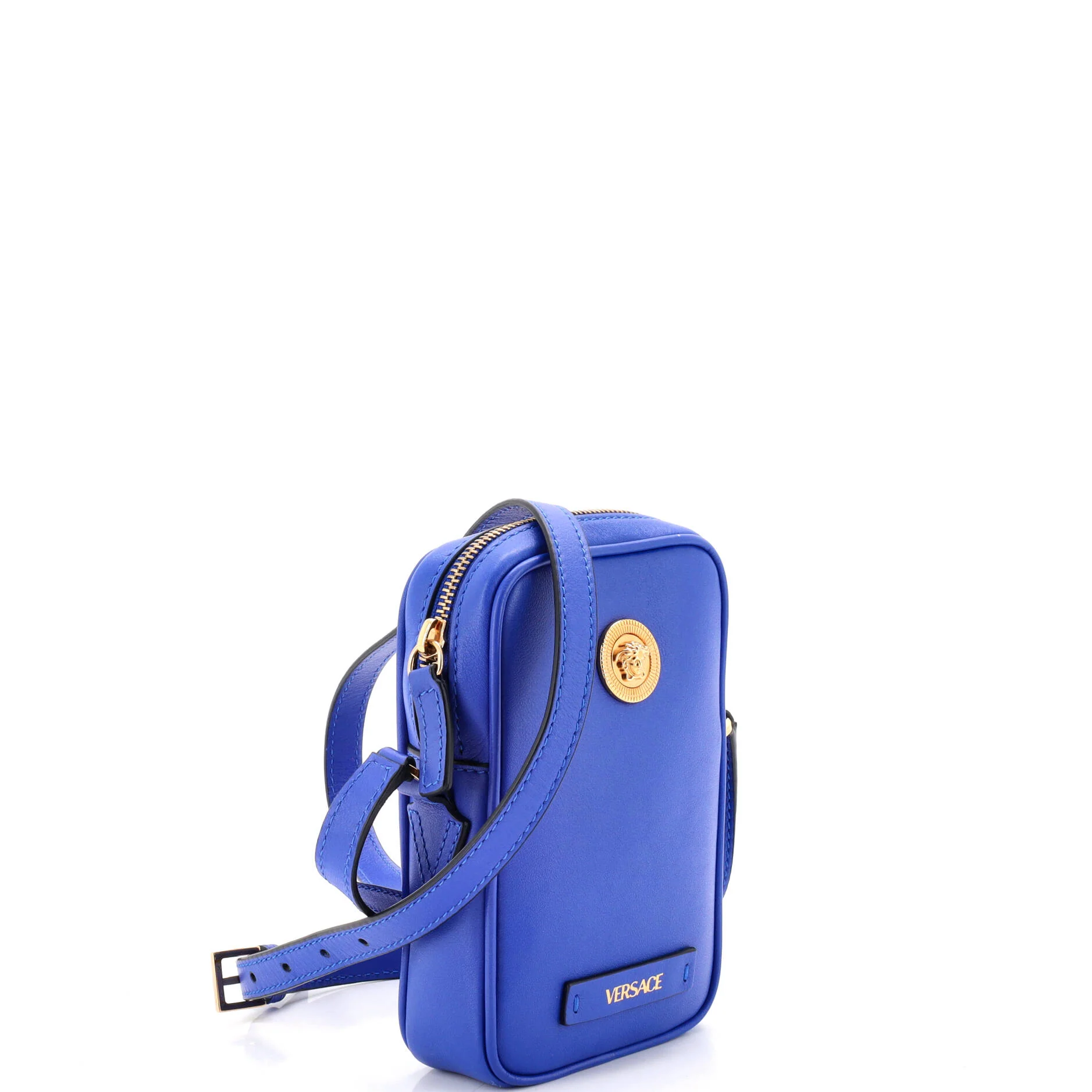 Medusa Biggie Pouch Crossbody Bag Leather Micro - Image 2