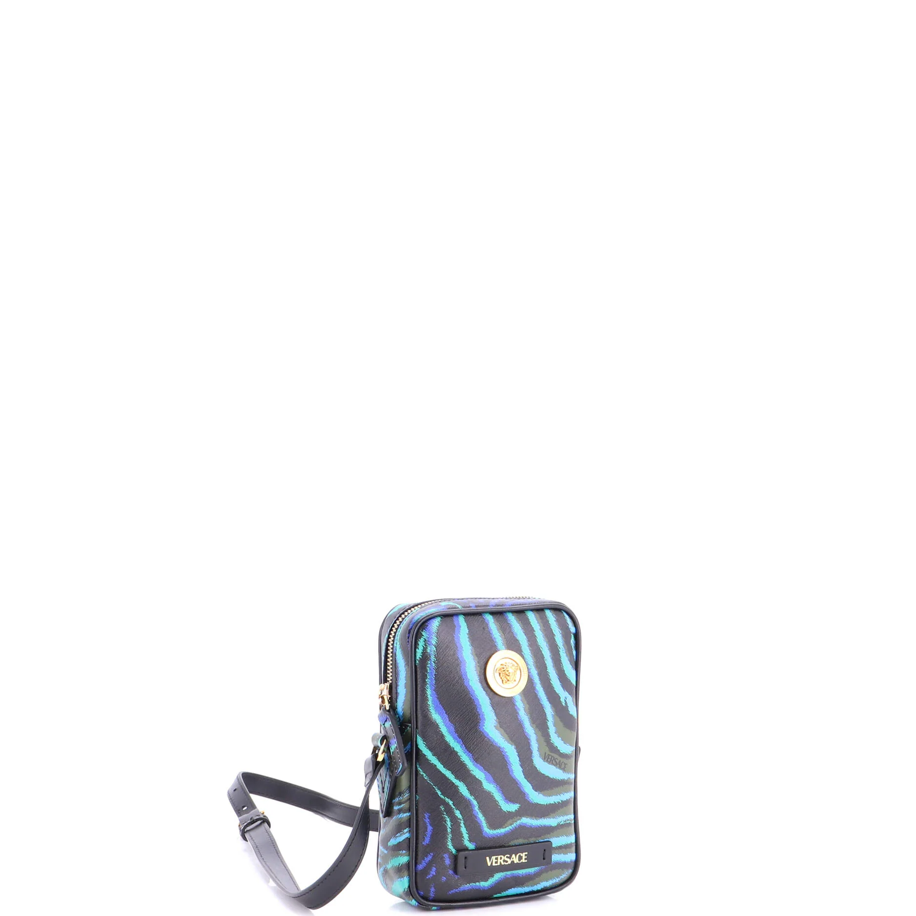 Medusa Biggie Pouch Crossbody Bag Printed Leather Micro - Image 2
