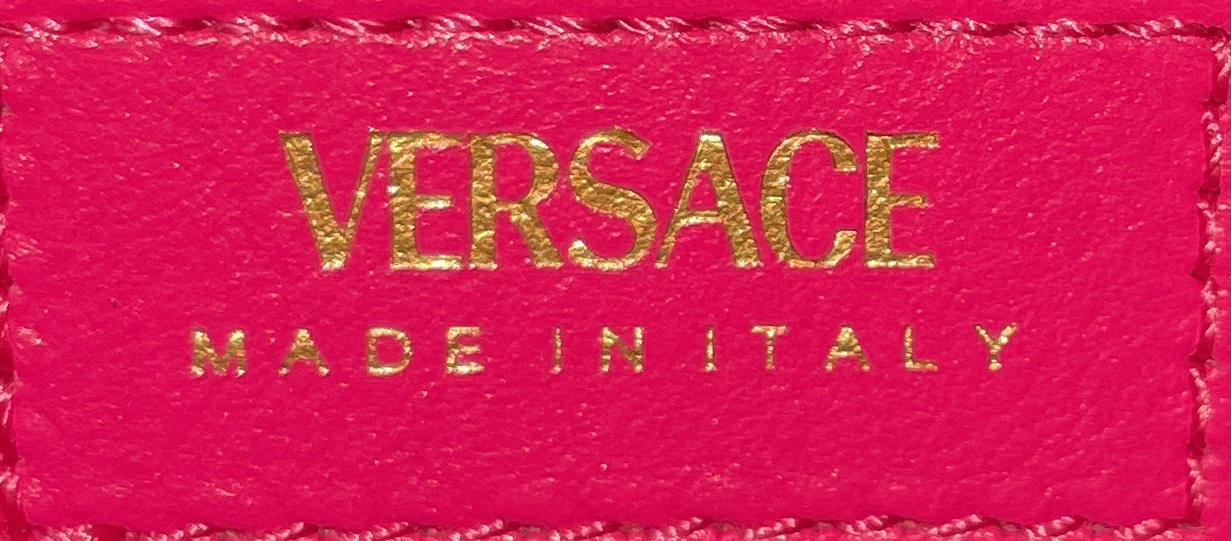 Medusa Icon Chain Flap Bag Quilted Tweed East West - Image 6