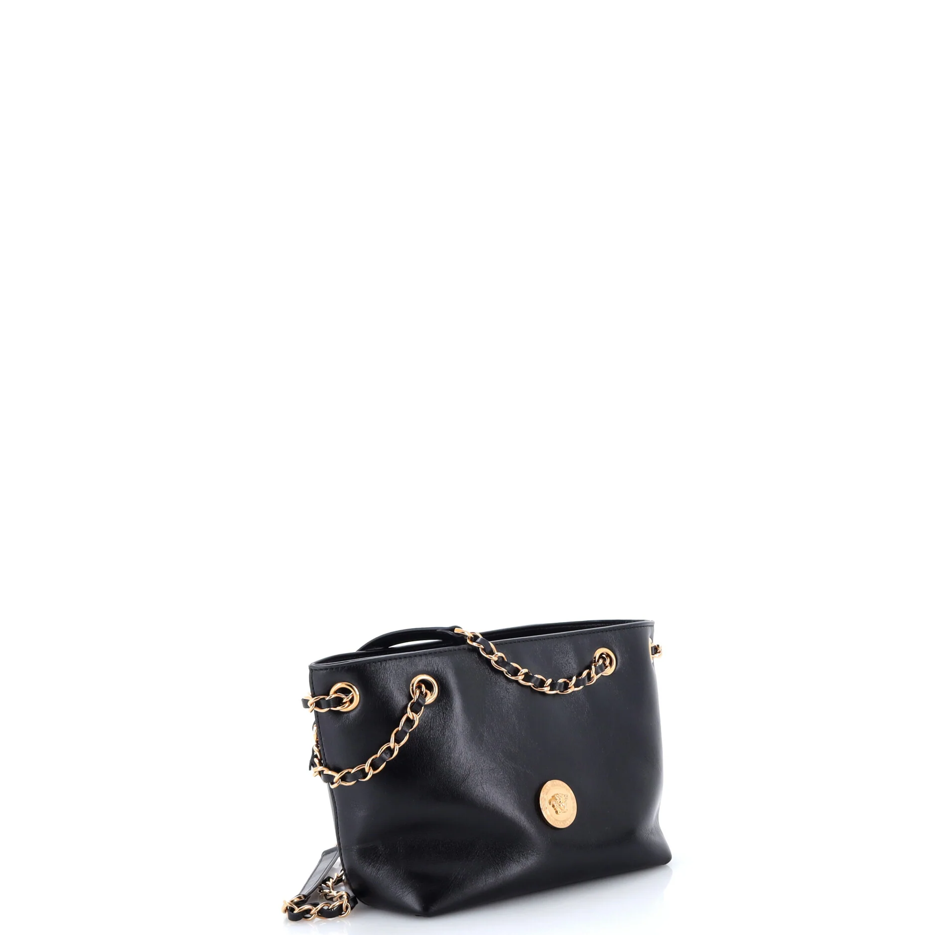 Medusa Icon Chain Tote Leather Mini - Image 2
