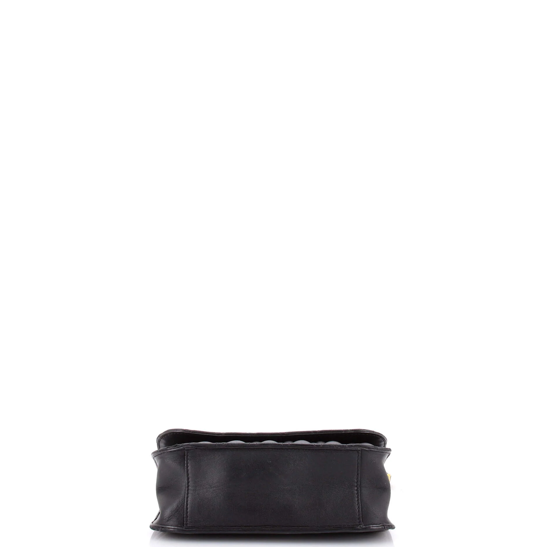 Virtus Flap Shoulder Bag Quilted Leather Small - Image 4