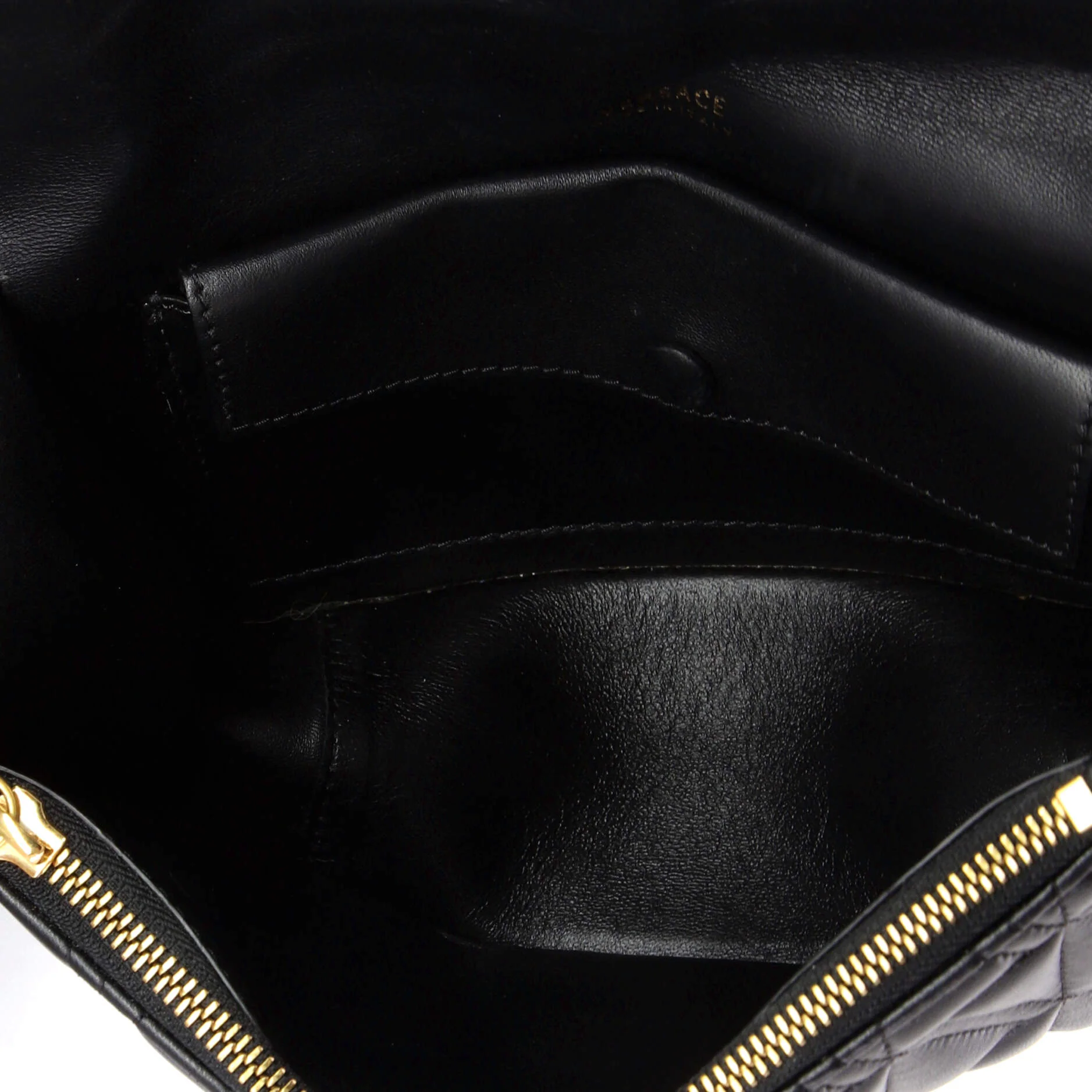 Virtus Flap Shoulder Bag Quilted Leather Small - Image 5