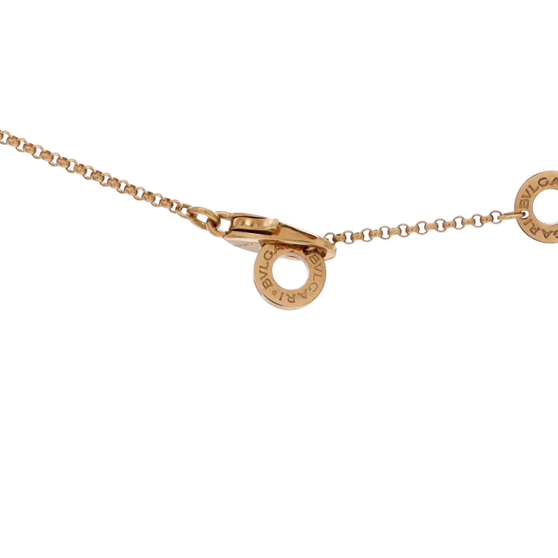 Bvlgari Bvlgari Pendant Necklace 18K Yellow Gold with Onyx - Image 4