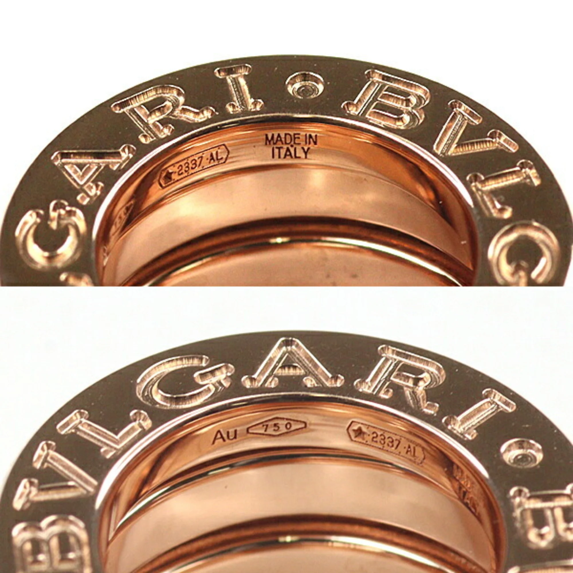 B.Zero1 Pendant Necklace 18K Rose Gold - Image 5