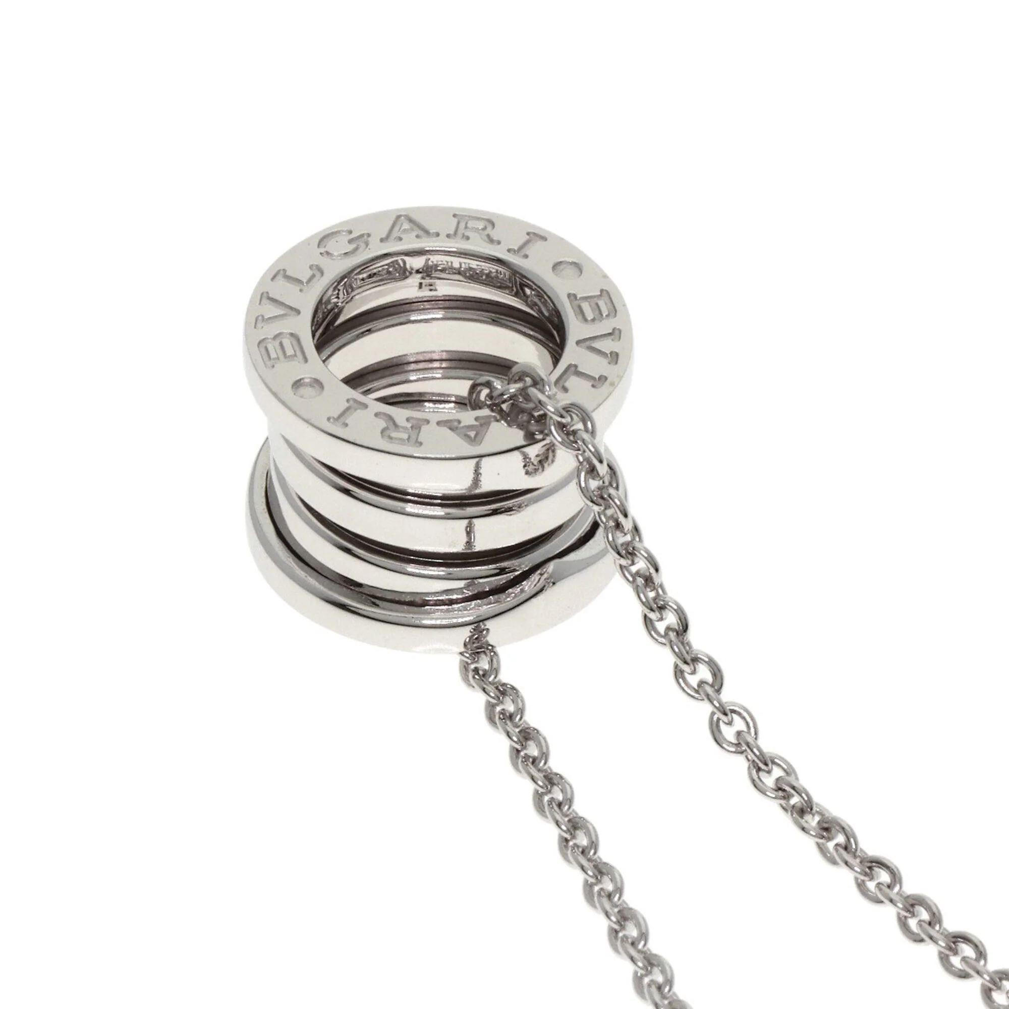B.Zero1 Pendant Necklace 18K White Gold - Image 2
