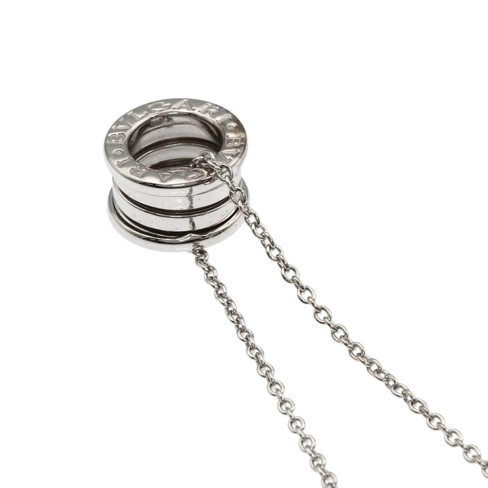 B.Zero1 Pendant Necklace 18K White Gold - Image 2