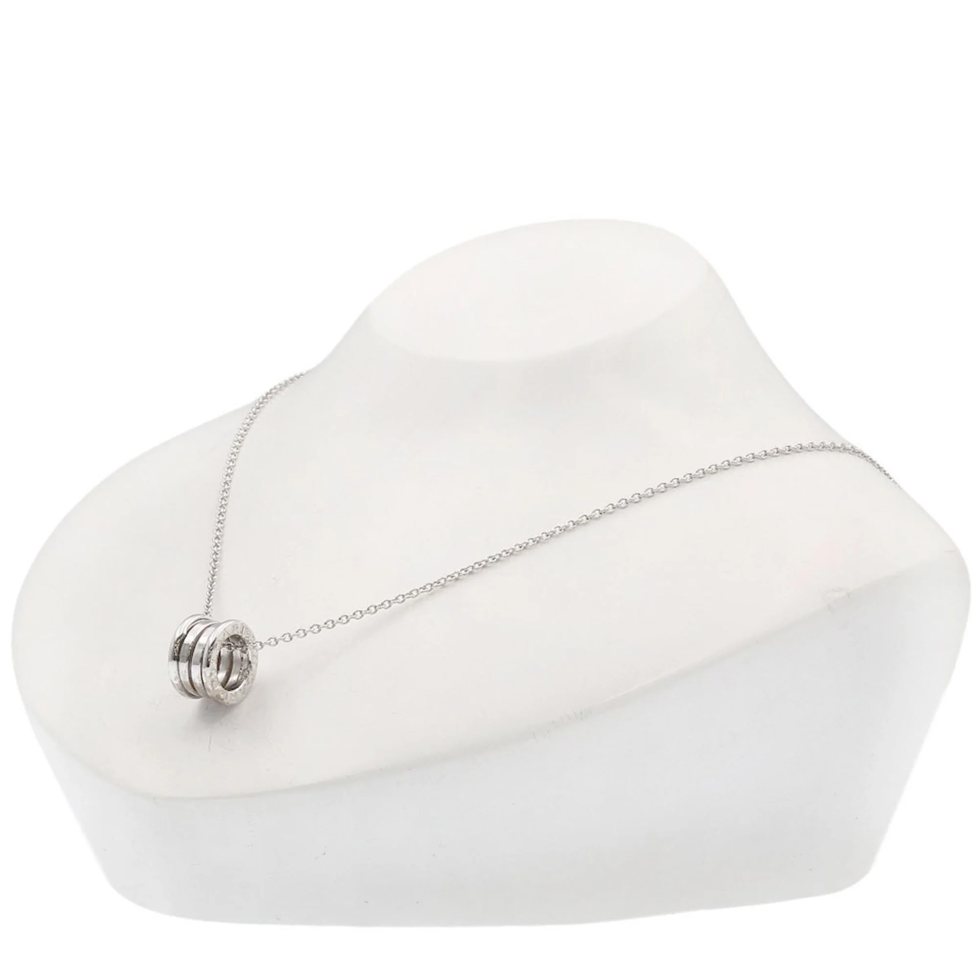 B.Zero1 Pendant Necklace 18K White Gold - Image 6
