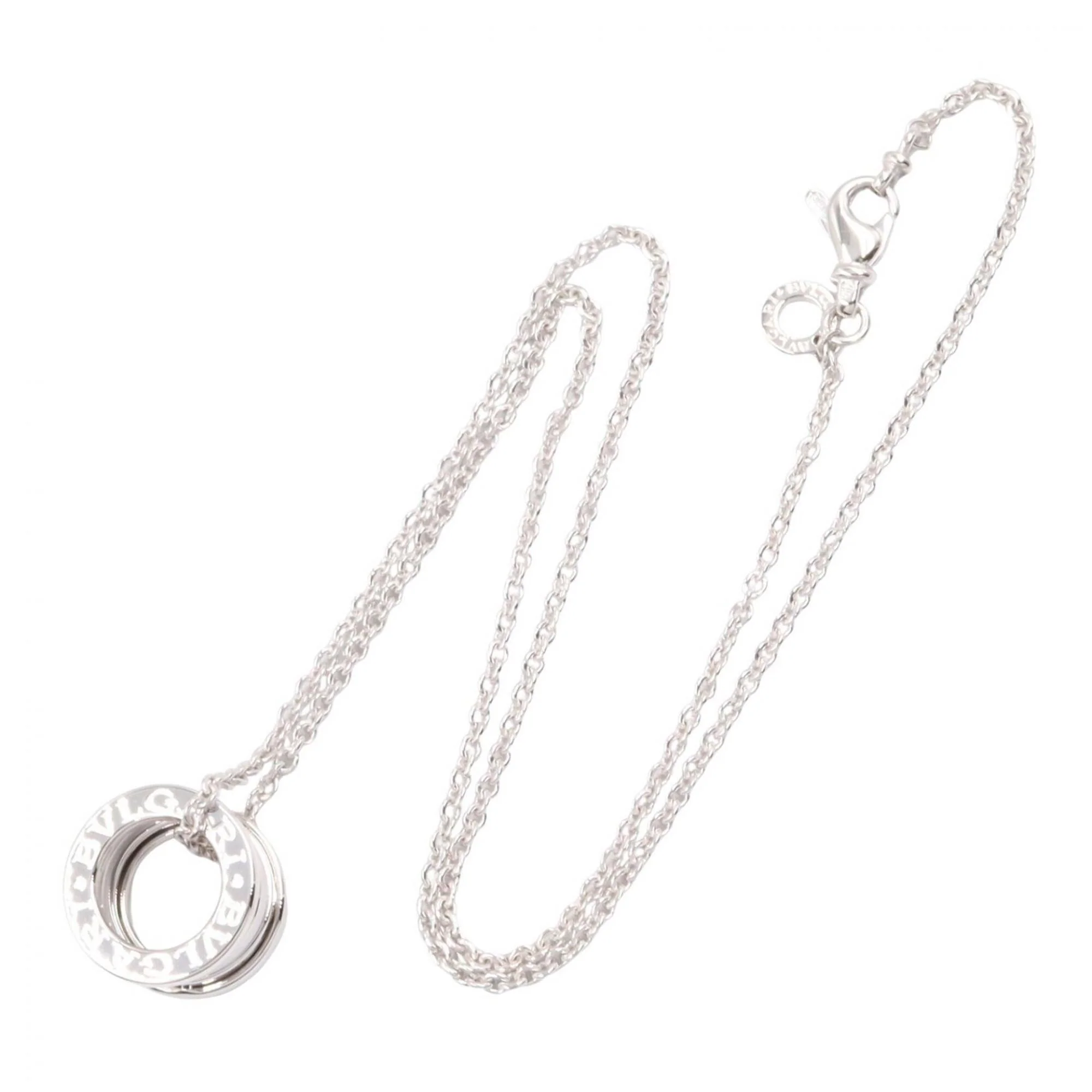 B.Zero1 Pendant Necklace 18K White Gold - Image 2