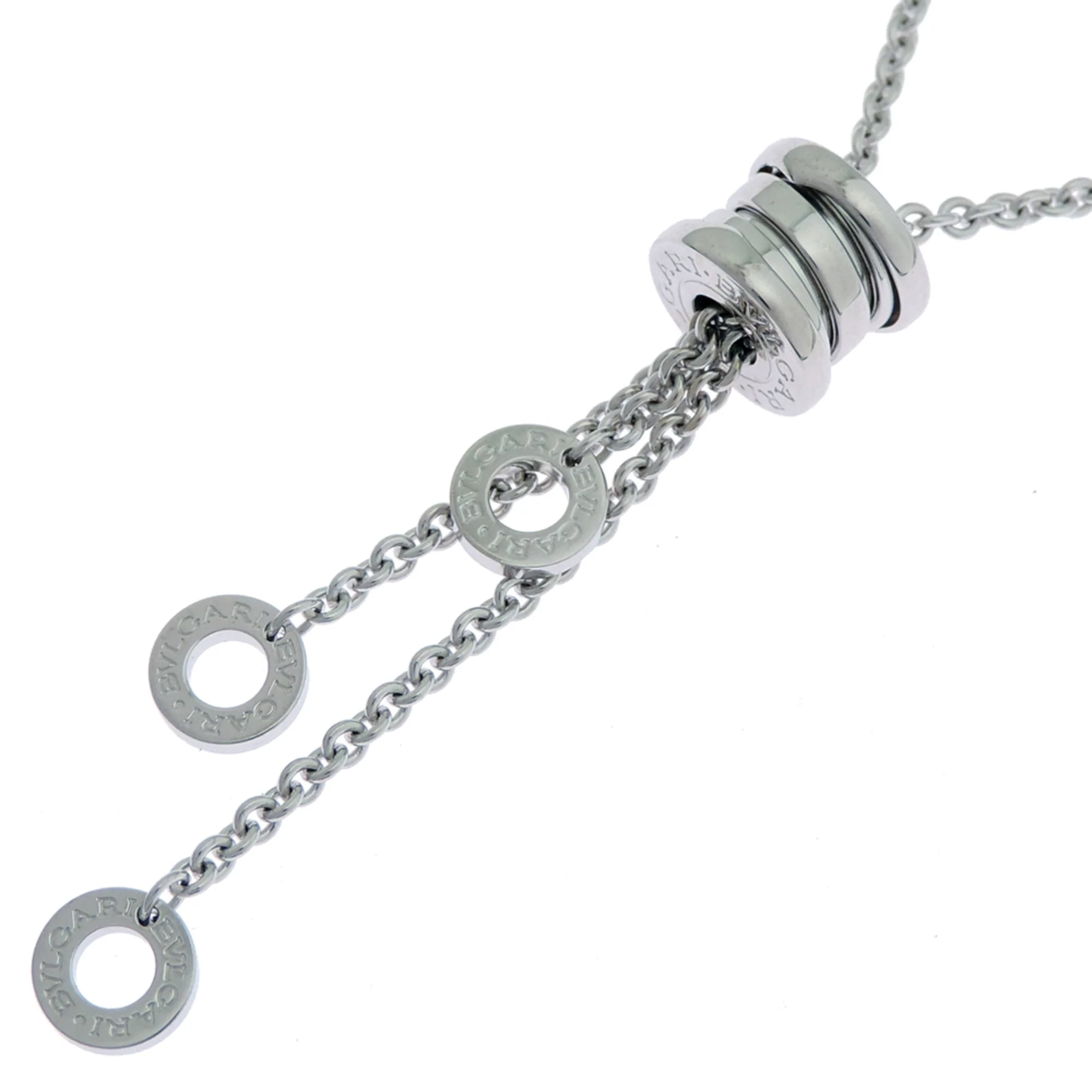 B.Zero1 Pendant Necklace 18K White Gold - Image 2
