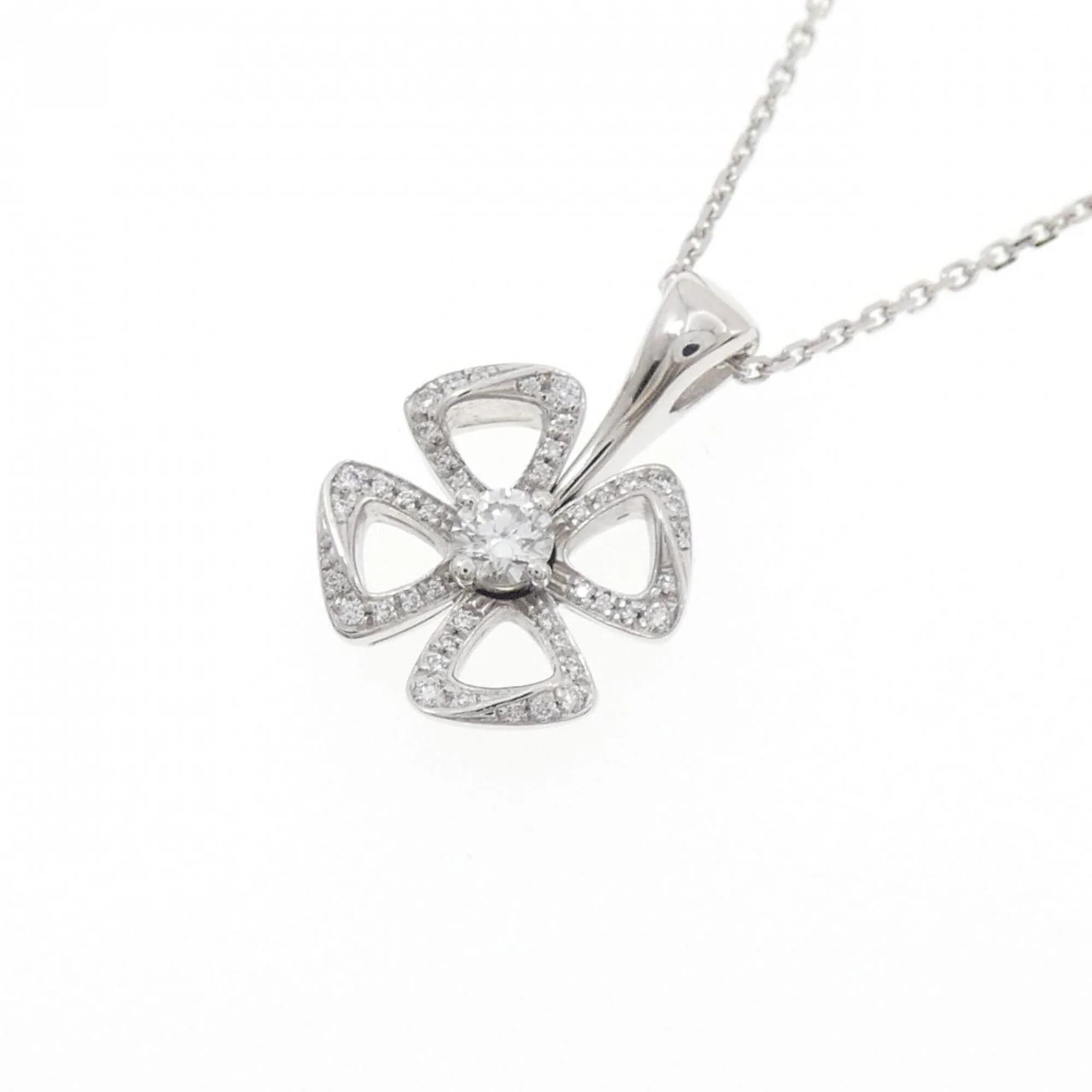 Fiorever Pendant Necklace 18K White Gold - Image 3