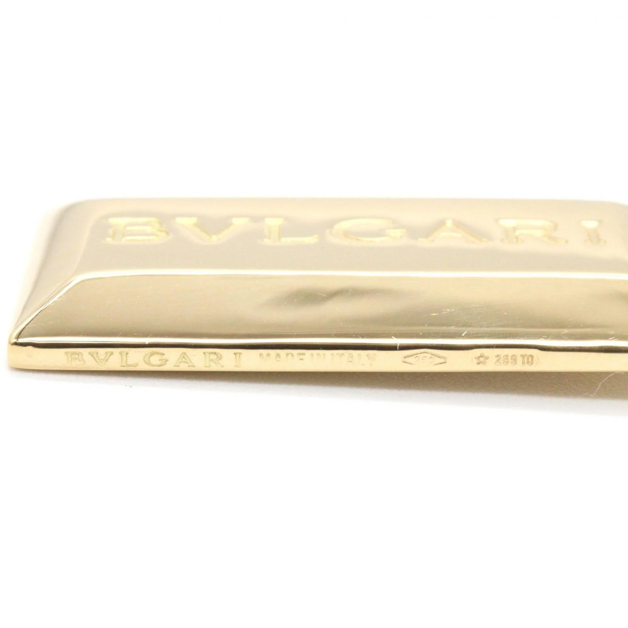 Ingot Pendant Necklace 18K Yellow Gold - Image 4