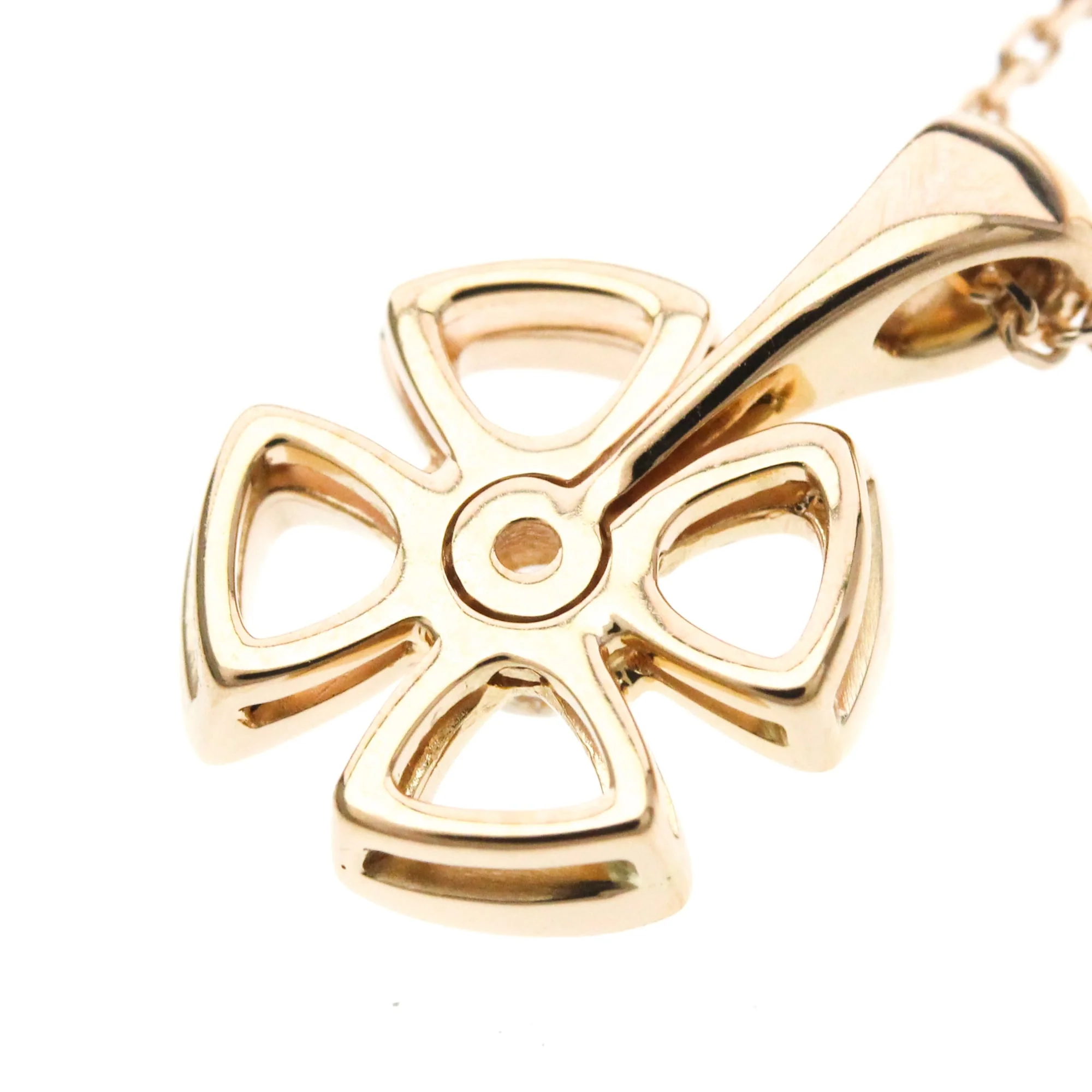 Pendant Necklace 18K Rose Gold With Diamond - Image 8