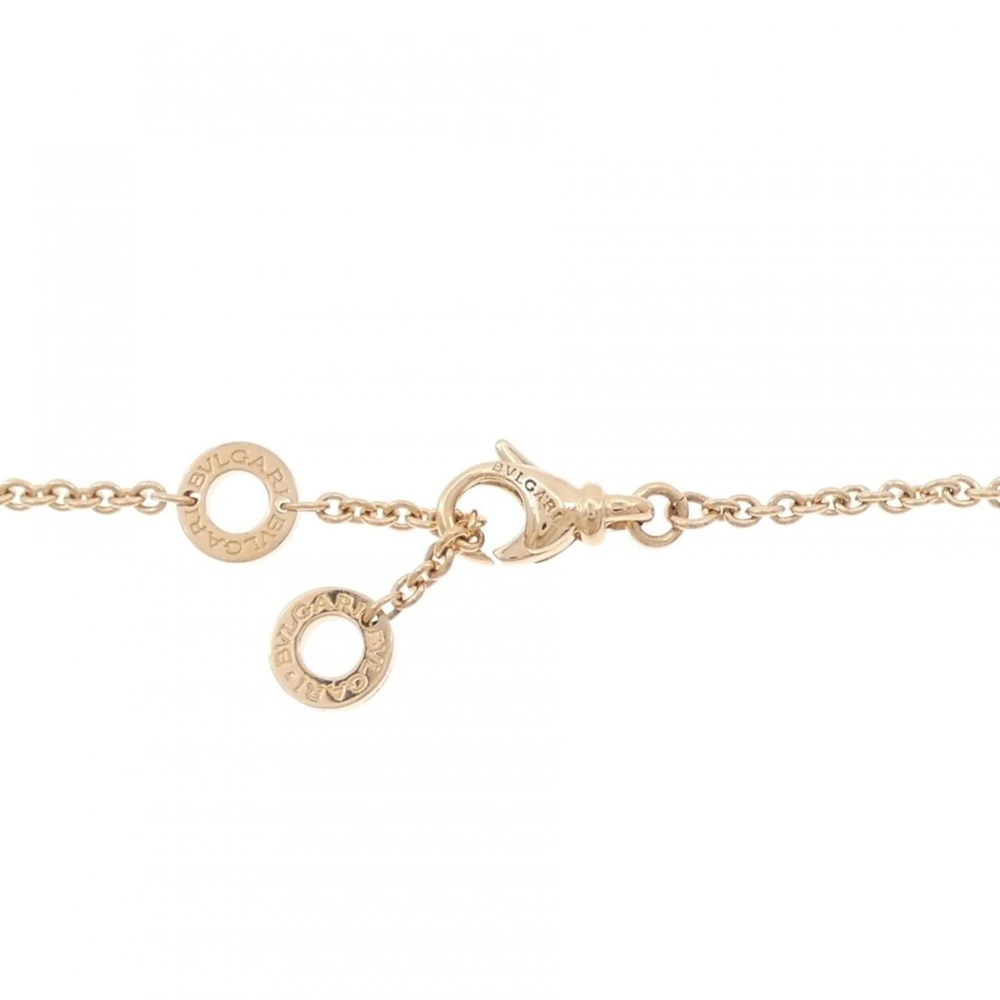 Pendant Necklace 18K Rose Gold with Diamond and Onyx - Image 5