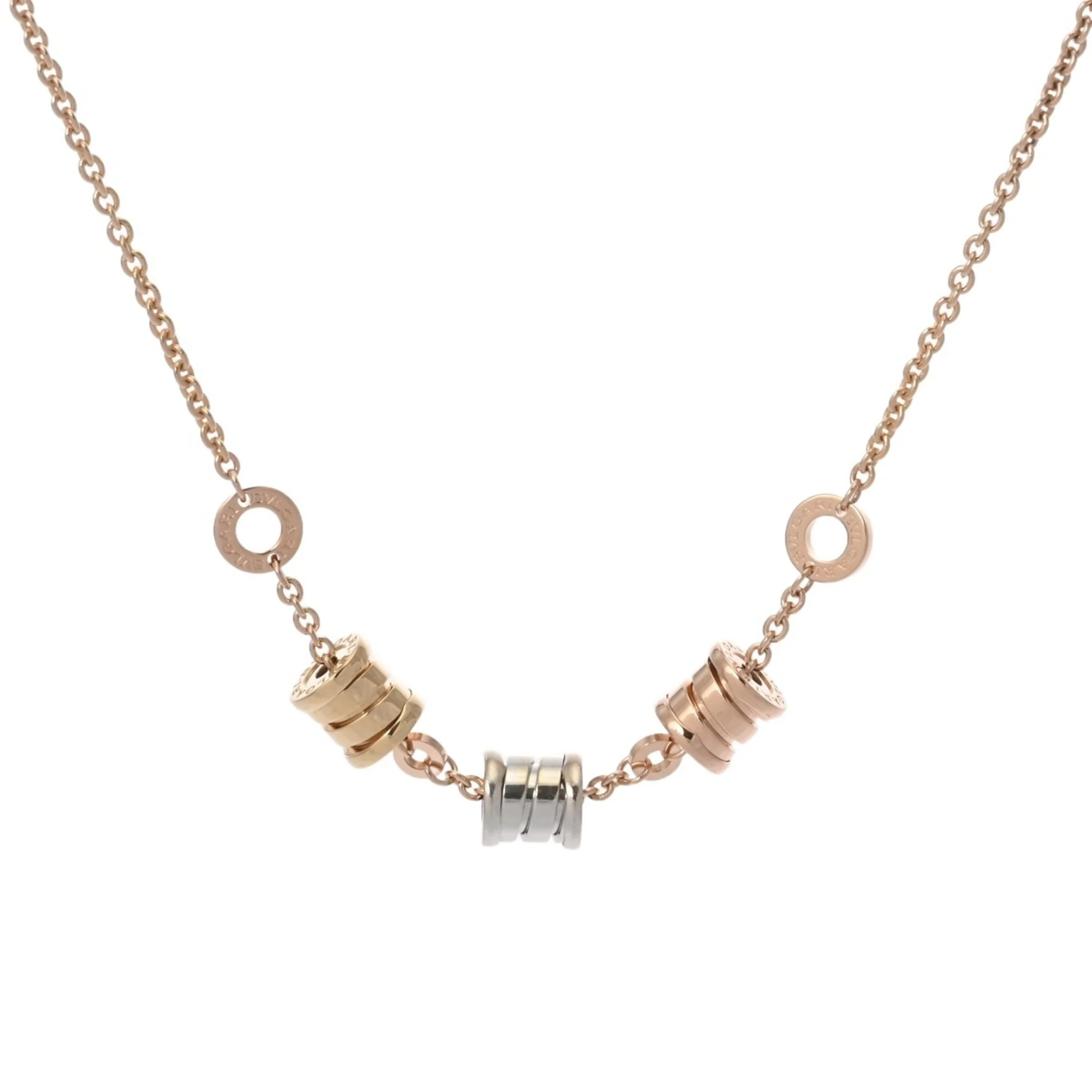 Pendant Necklace 18K Tricolor Gold - Image 2