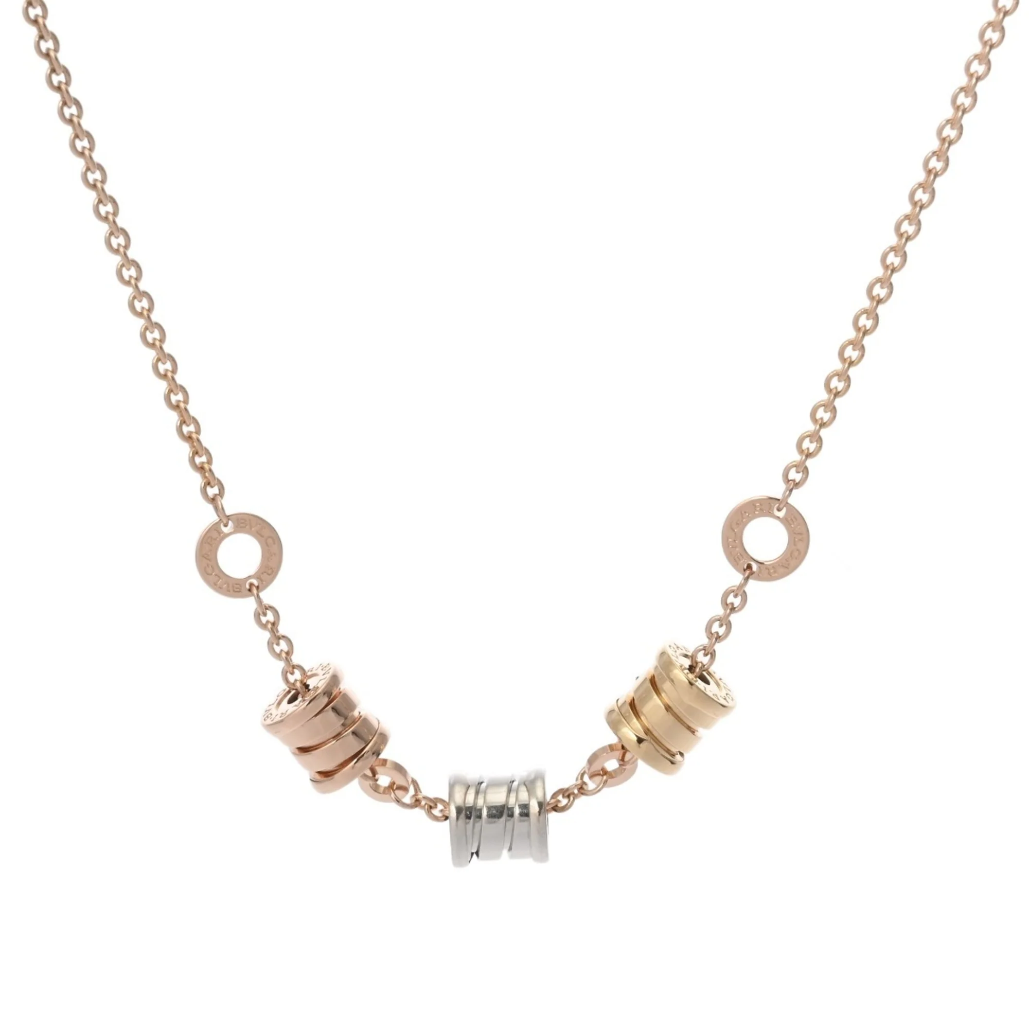 Pendant Necklace 18K Tricolor Gold - Image 3