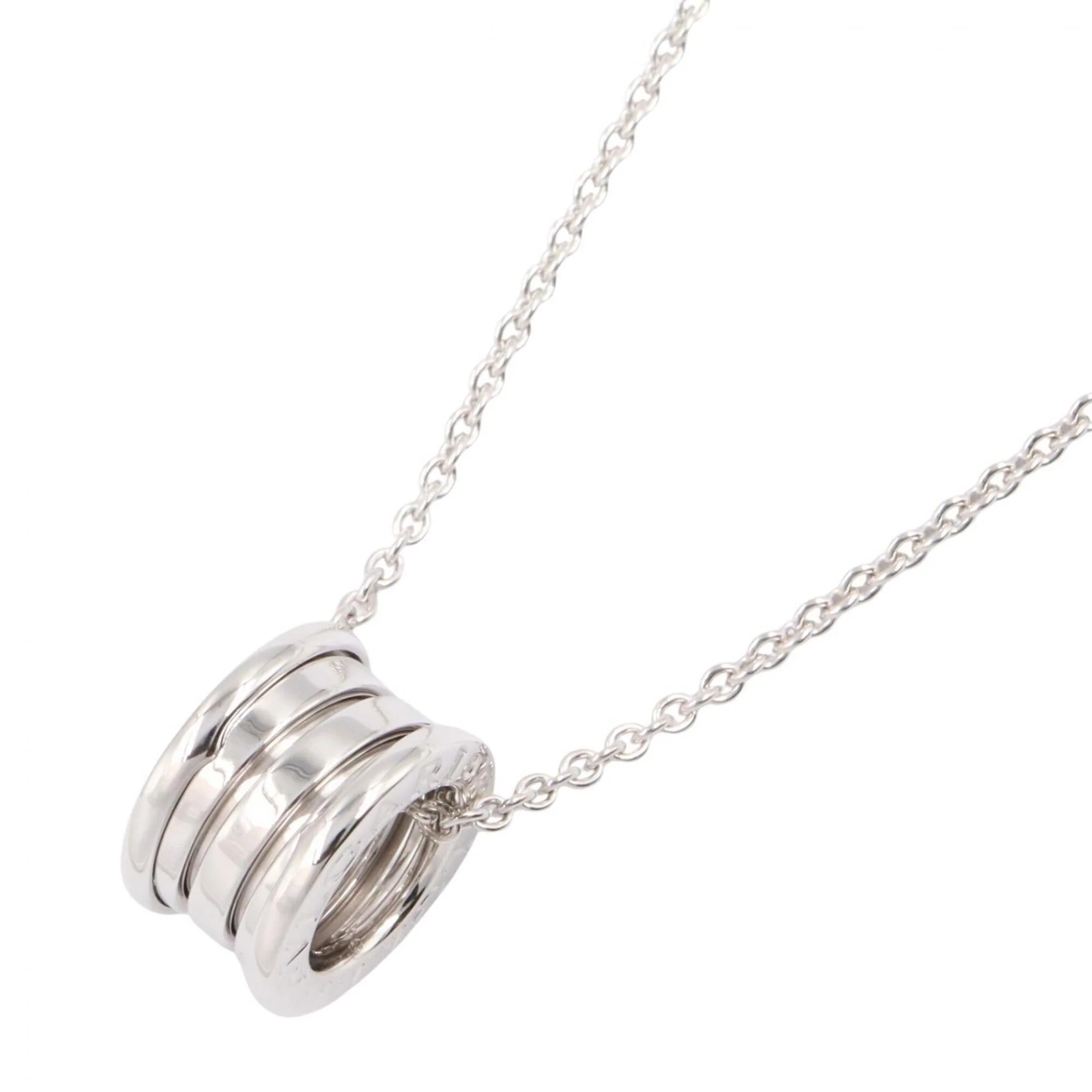 Pendant Necklace 18K White Gold