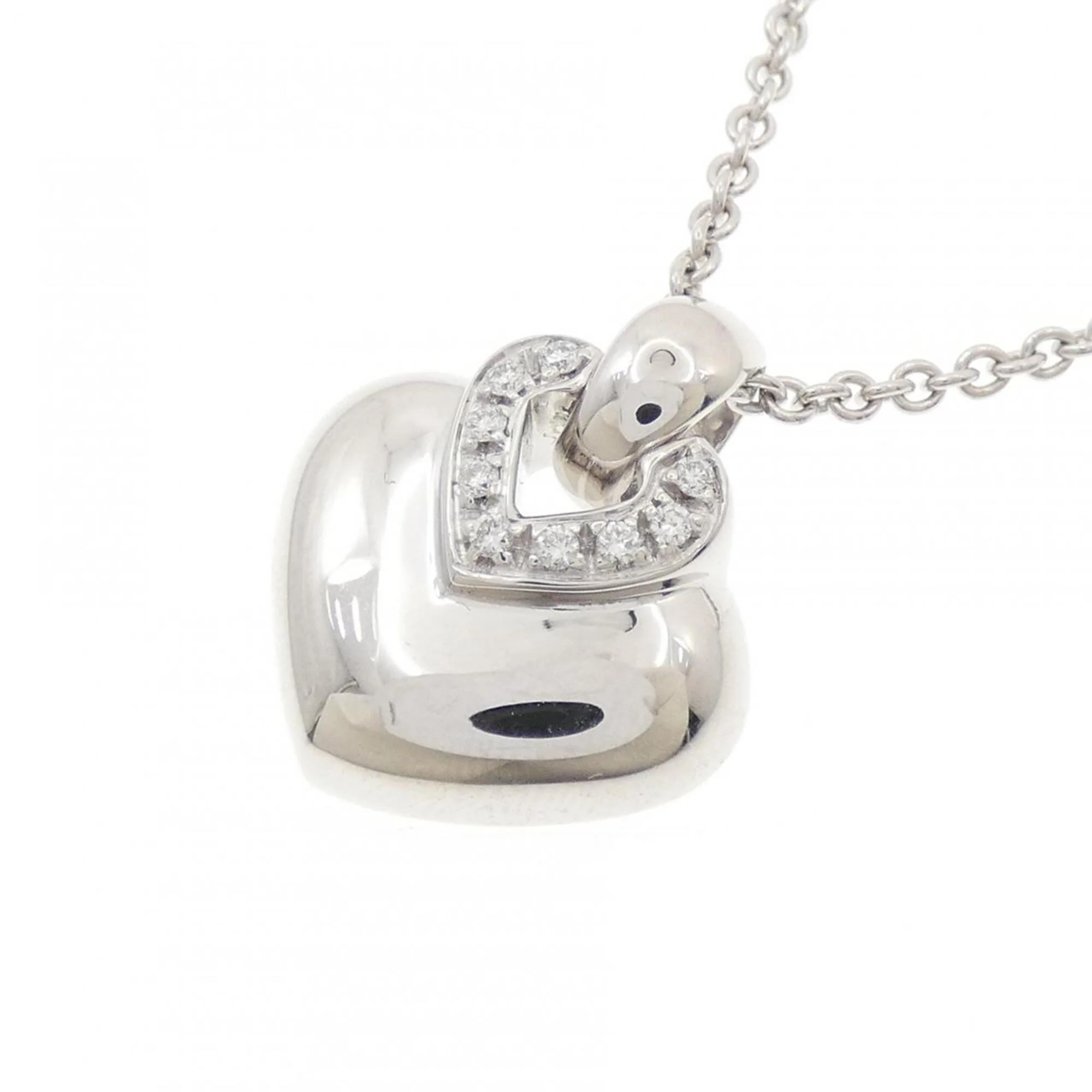 Pendant Necklace 18K White Gold - Image 3