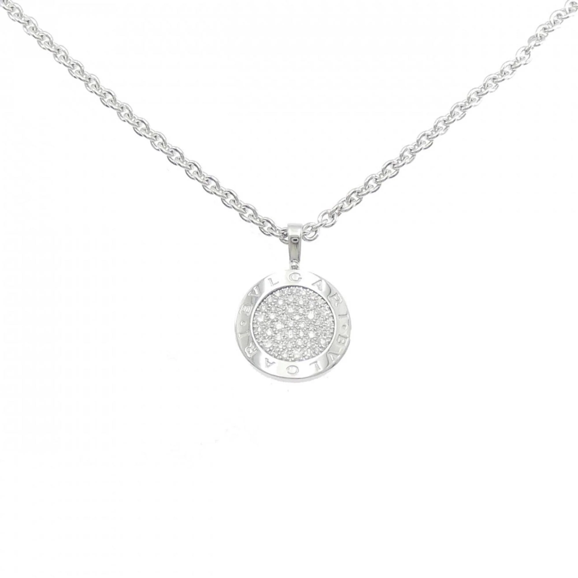 Pendant Necklace 18K White Gold with Diamond