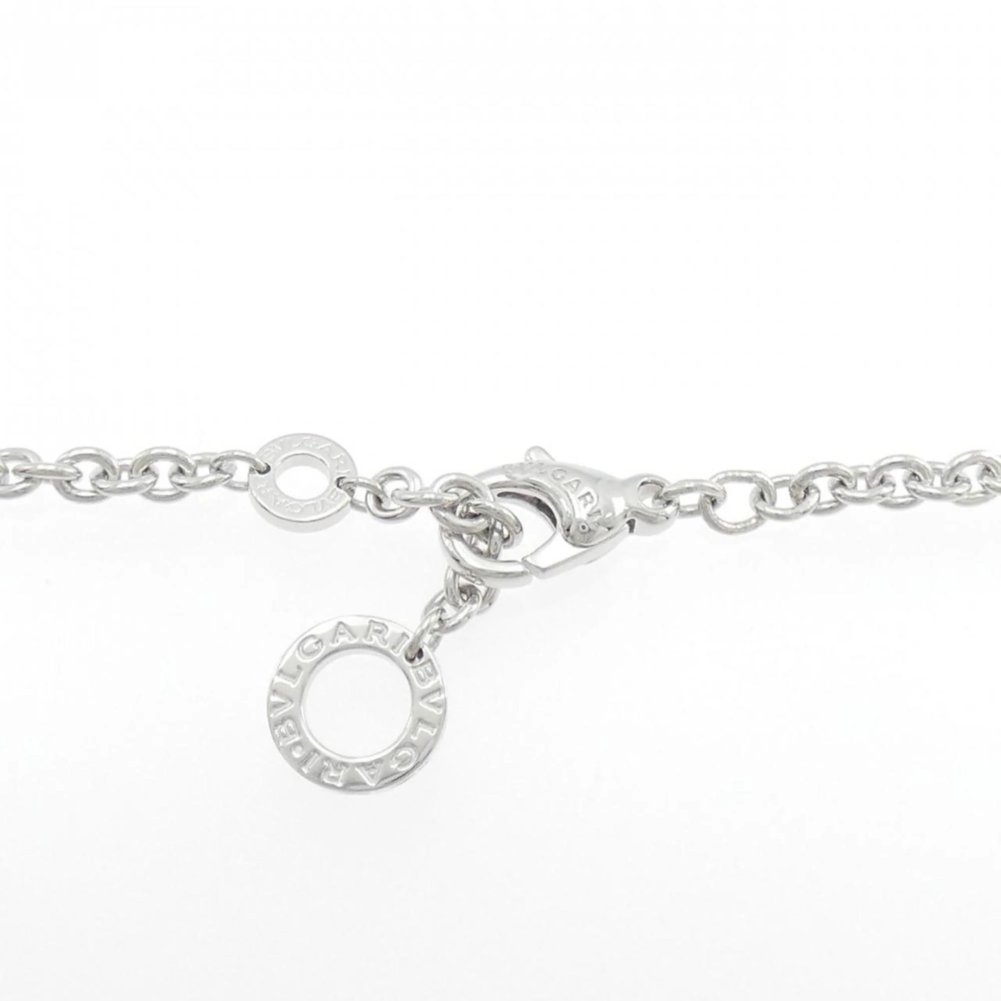 Pendant Necklace 18K White Gold with Diamond - Image 5