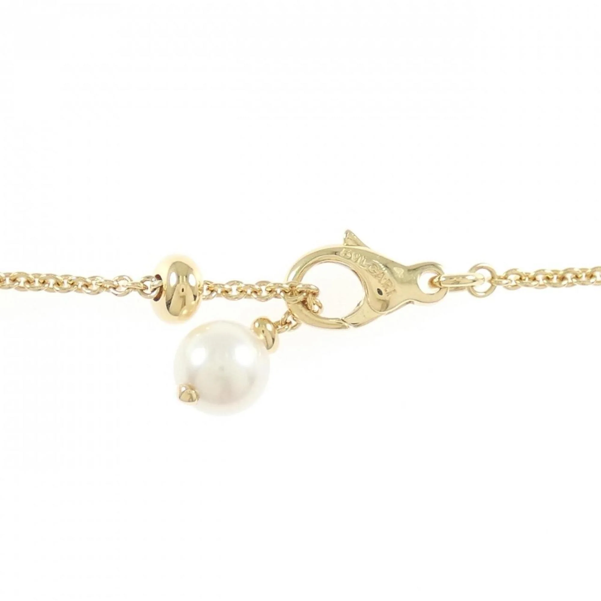 Pendant Necklace 18K Yellow Gold with Amethyst and Diamond and Pearl and Peridot and Topaz and Tourmaline - Image 5