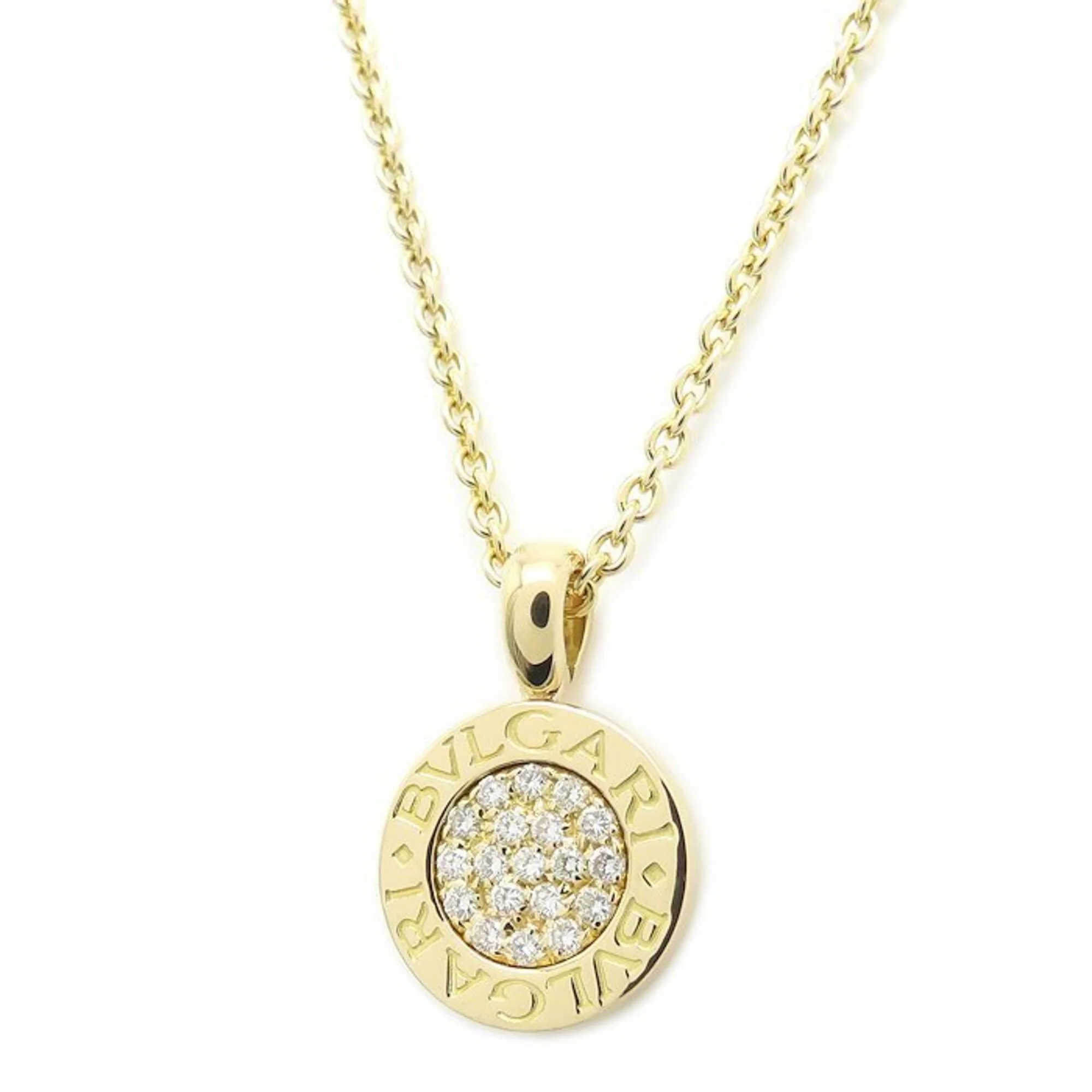 Pendant Necklace 18K Yellow Gold with Diamond - Image 2