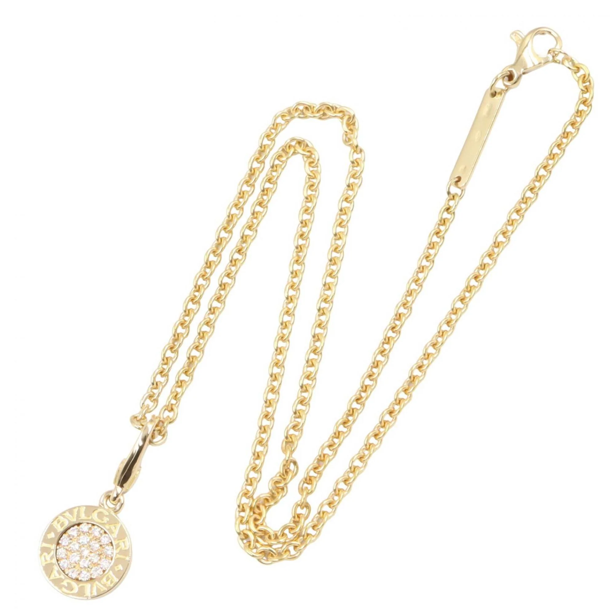 Pendant Necklace 18K Yellow Gold with Diamond - Image 2