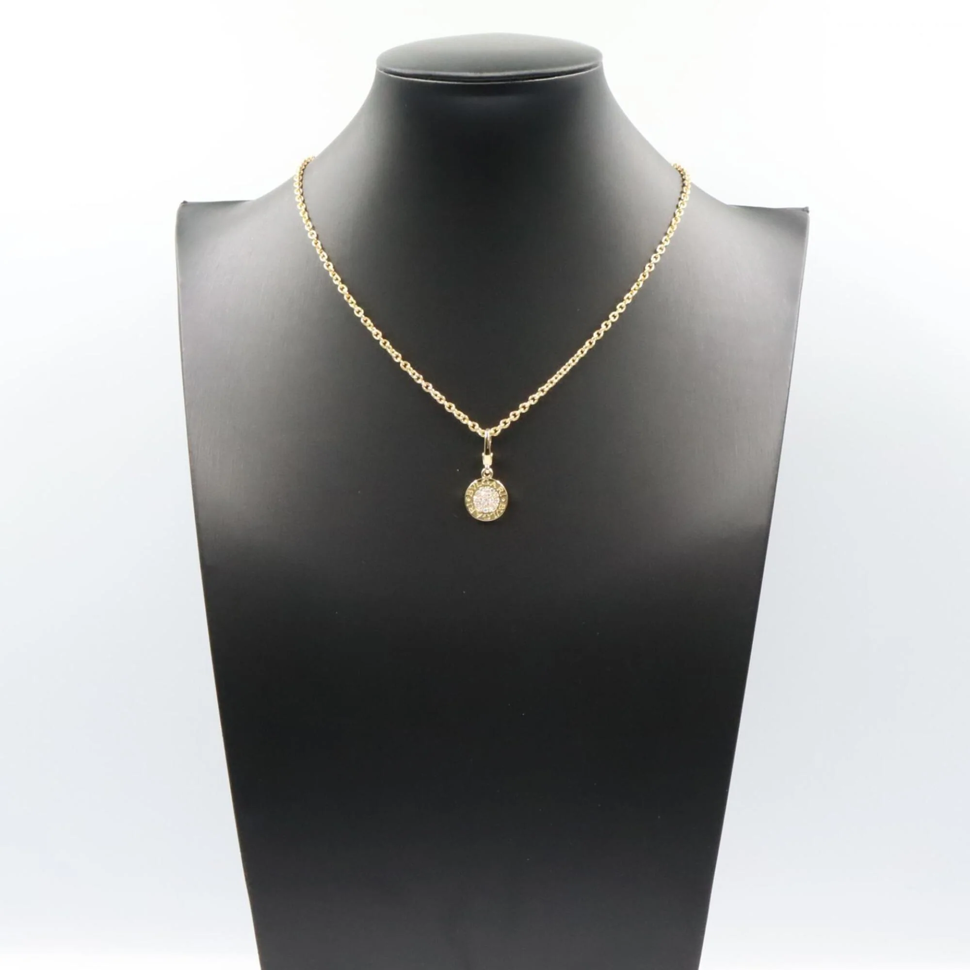 Pendant Necklace 18K Yellow Gold with Diamond - Image 7