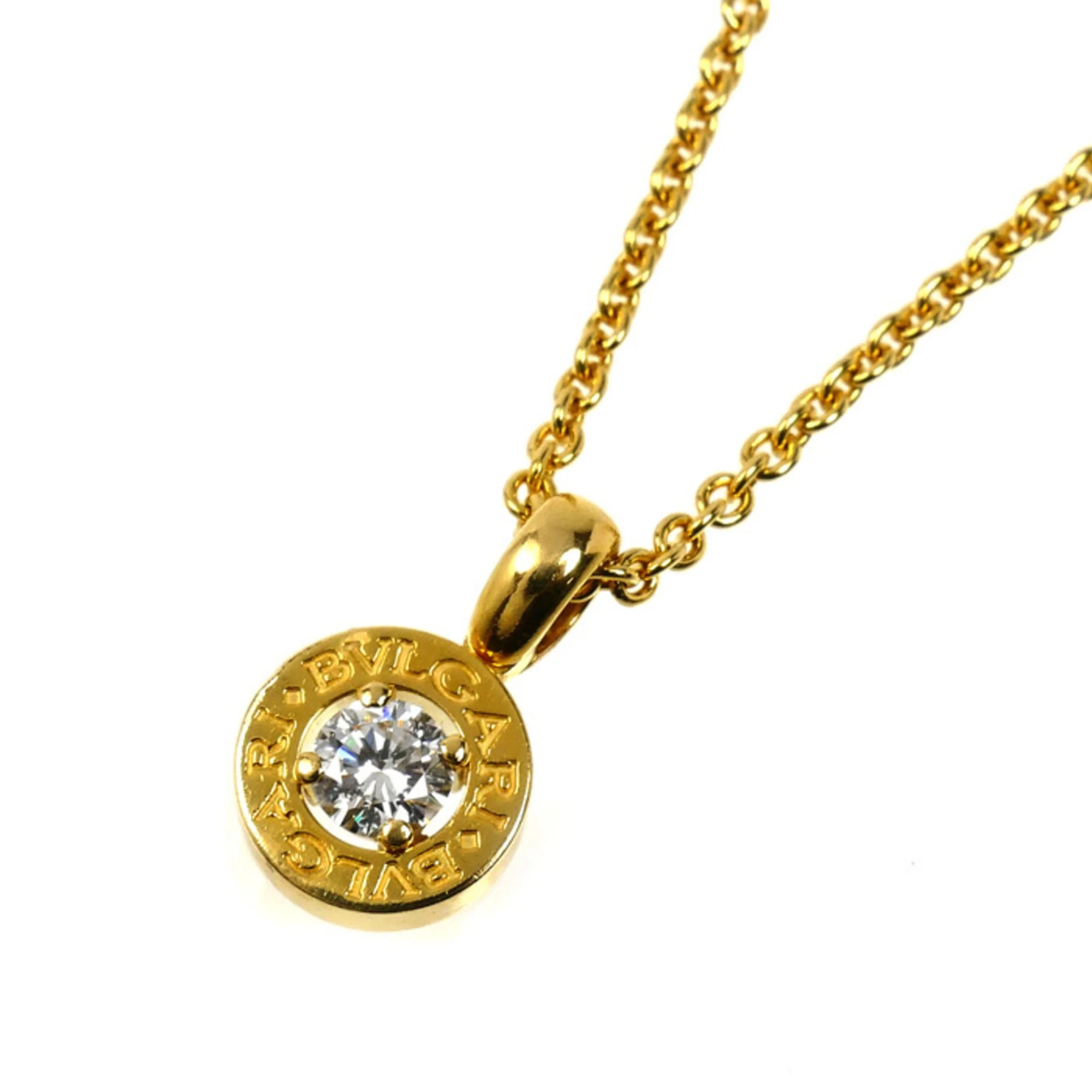 Pendant Necklace 18K Yellow Gold with Diamond