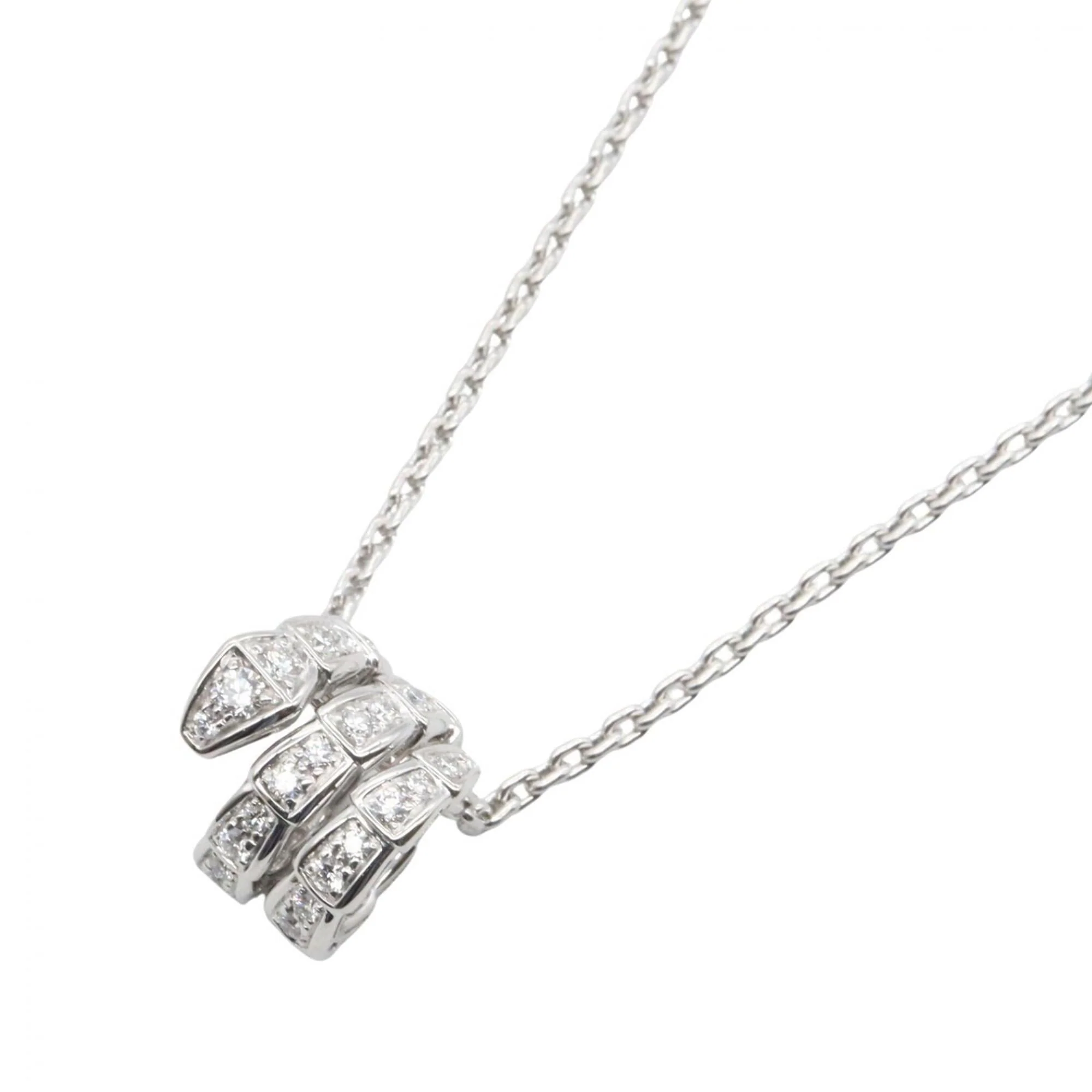 Serpenti Viper Ring 18K White Gold with Diamonds