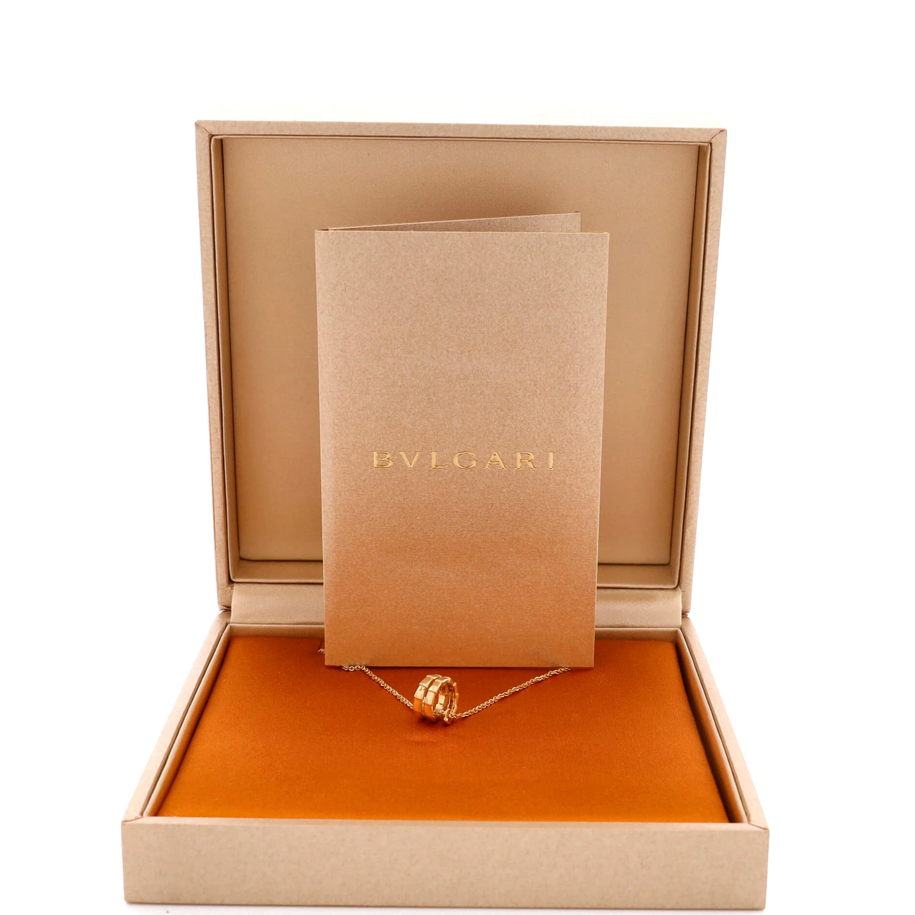 Serpenti Viper Spiral Pendant Necklace 18K Yellow Gold - Image 2