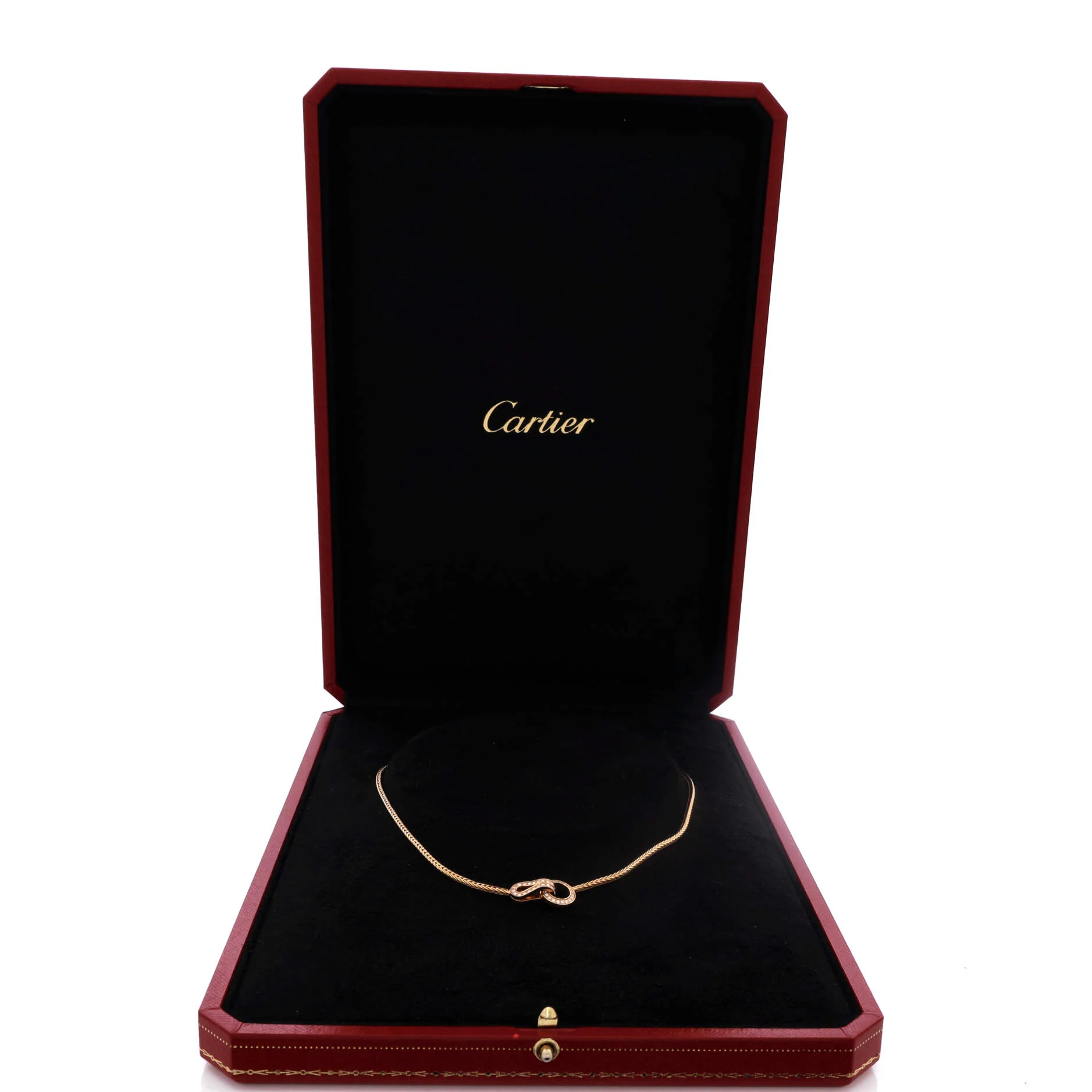 Agrafe Choker Necklace 18K Yellow Gold with Diamonds - Image 2