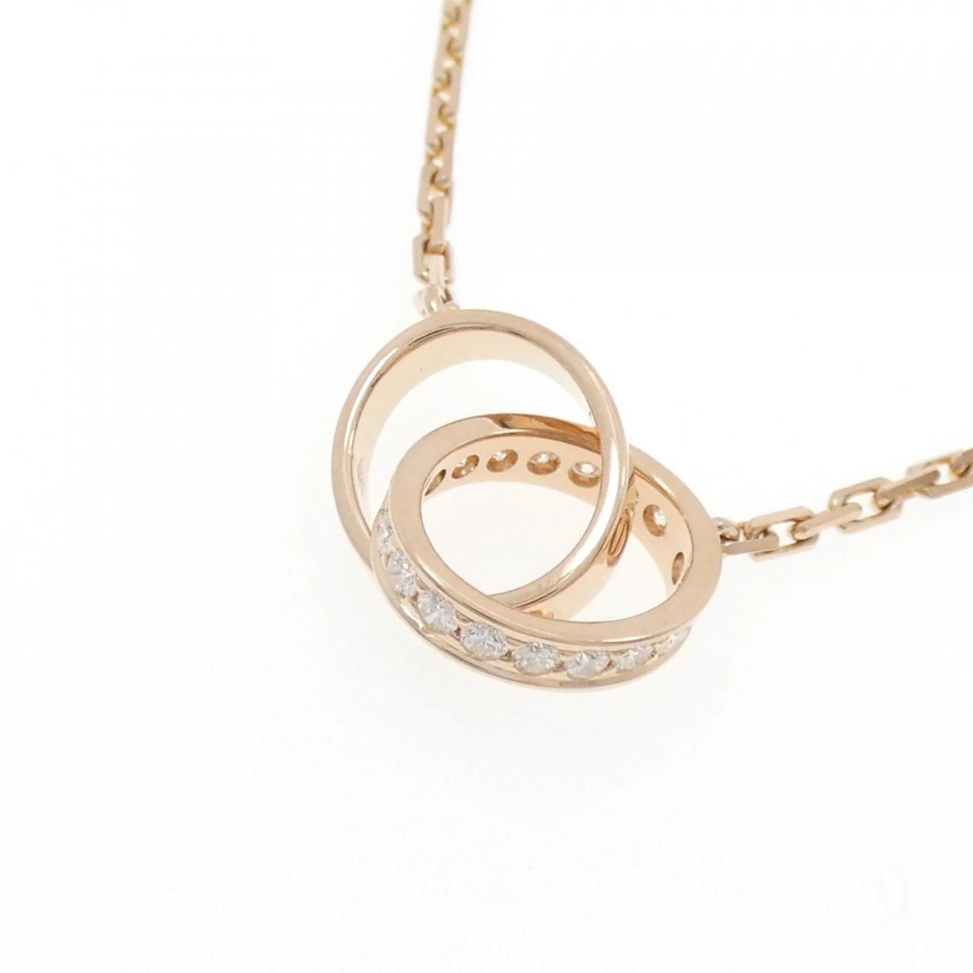Baby Love Pendant Necklace 18K Rose Gold with Diamond - Image 3