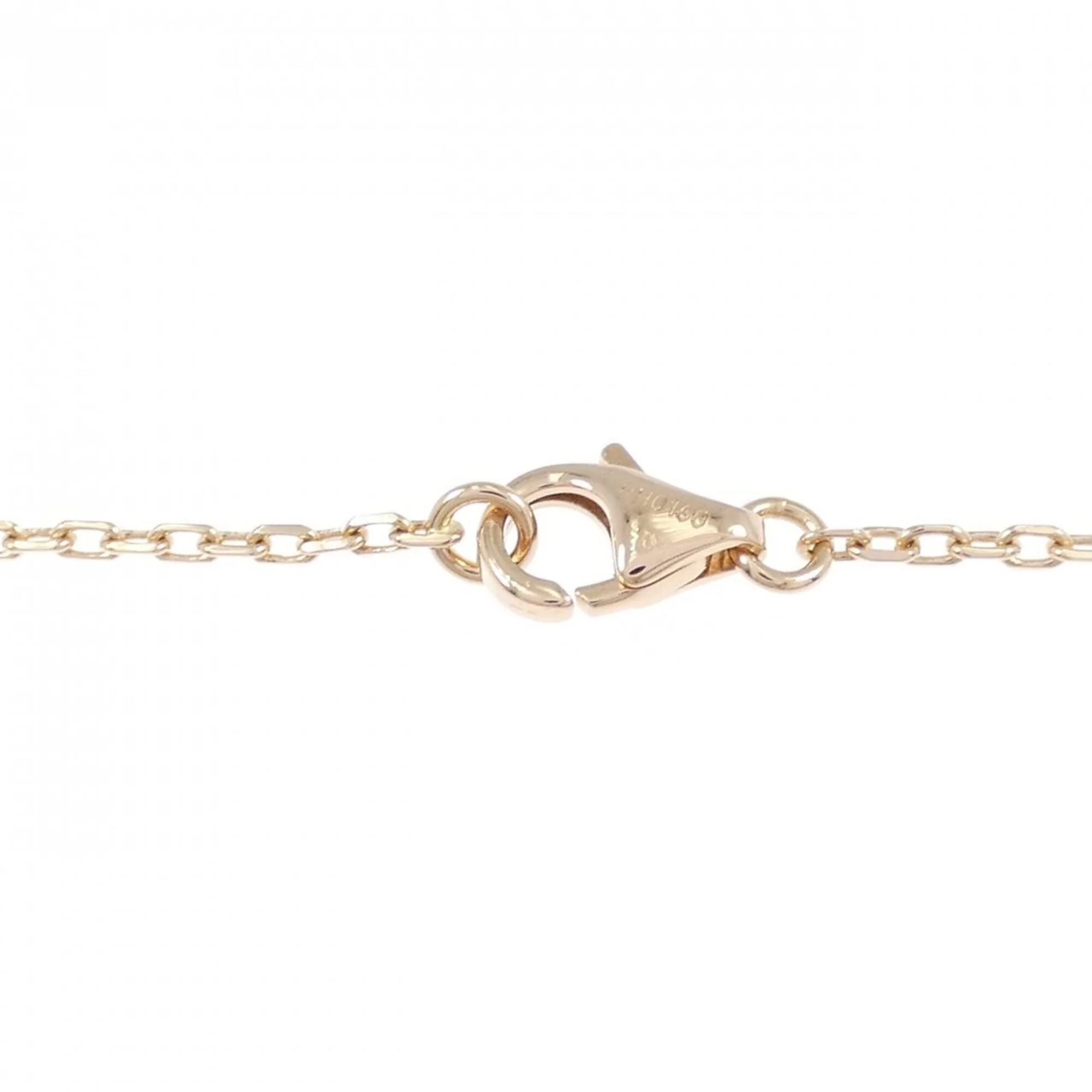 C Heart Pendant Necklace 18K Rose Gold - Image 5