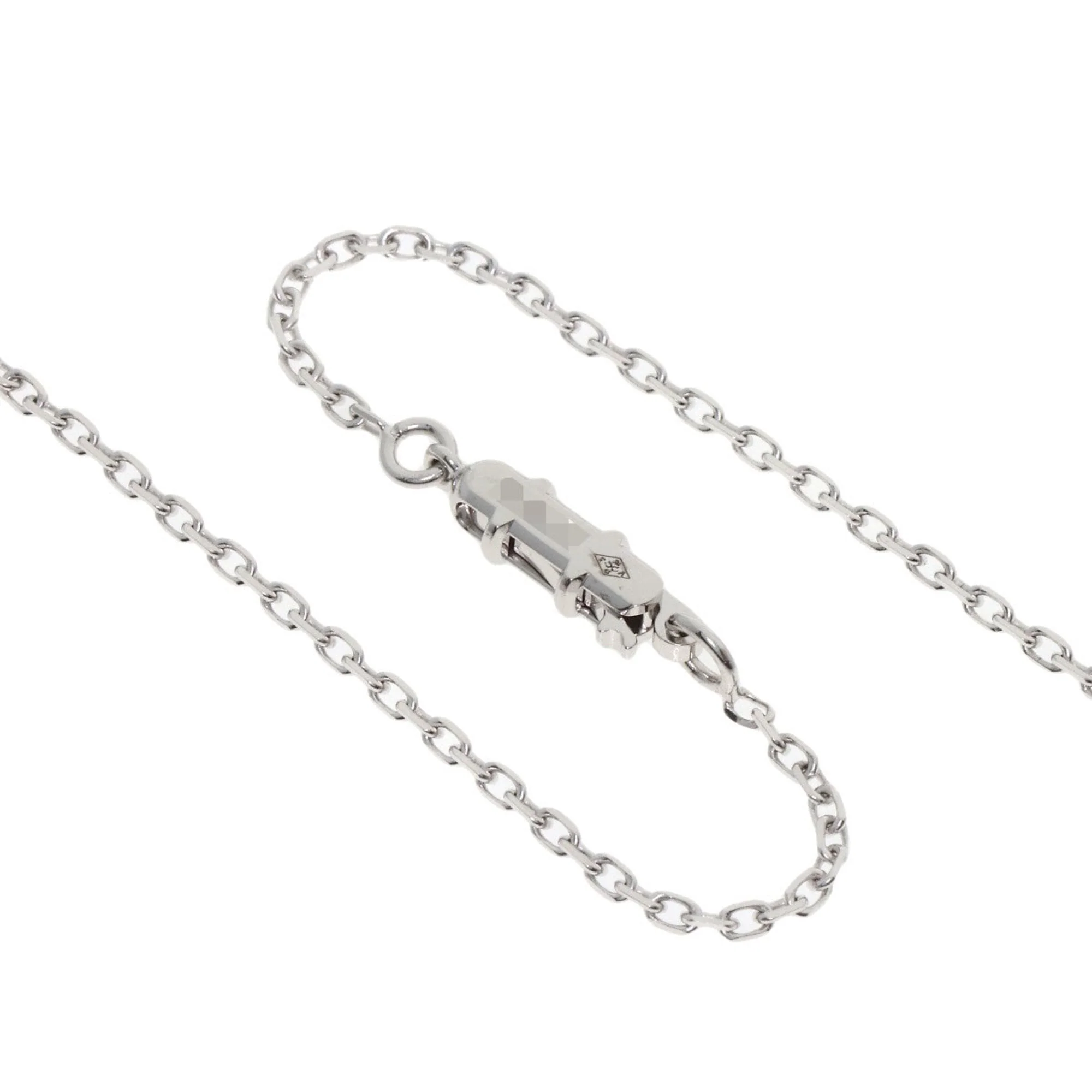 Caresse d'Orchidées Pendant Necklace 18K White Gold with Diamond Sapphire Amethyst - Image 3
