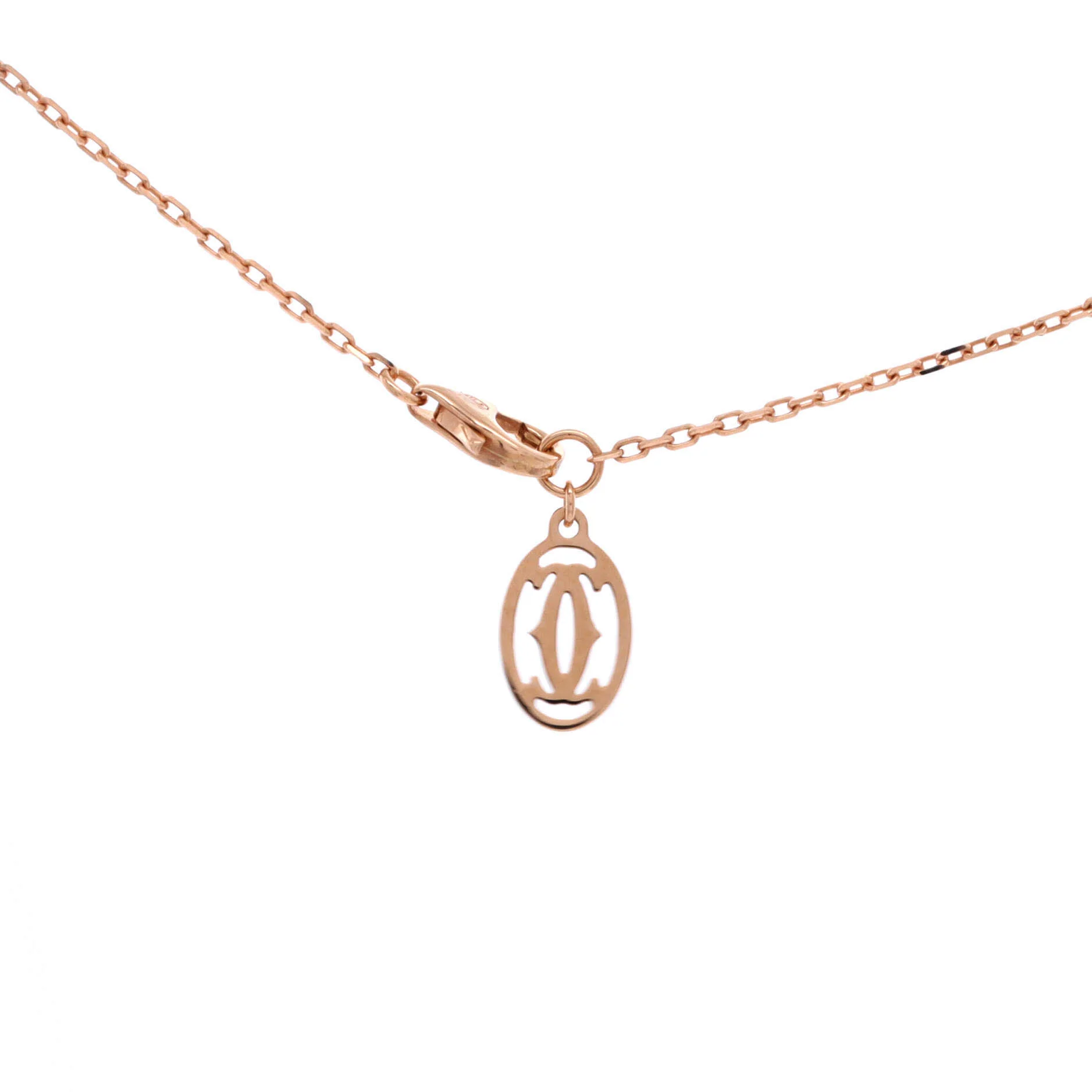 Cartier D'Amour Pendant Necklace 18K Rose Gold with Diamond Large - Image 4