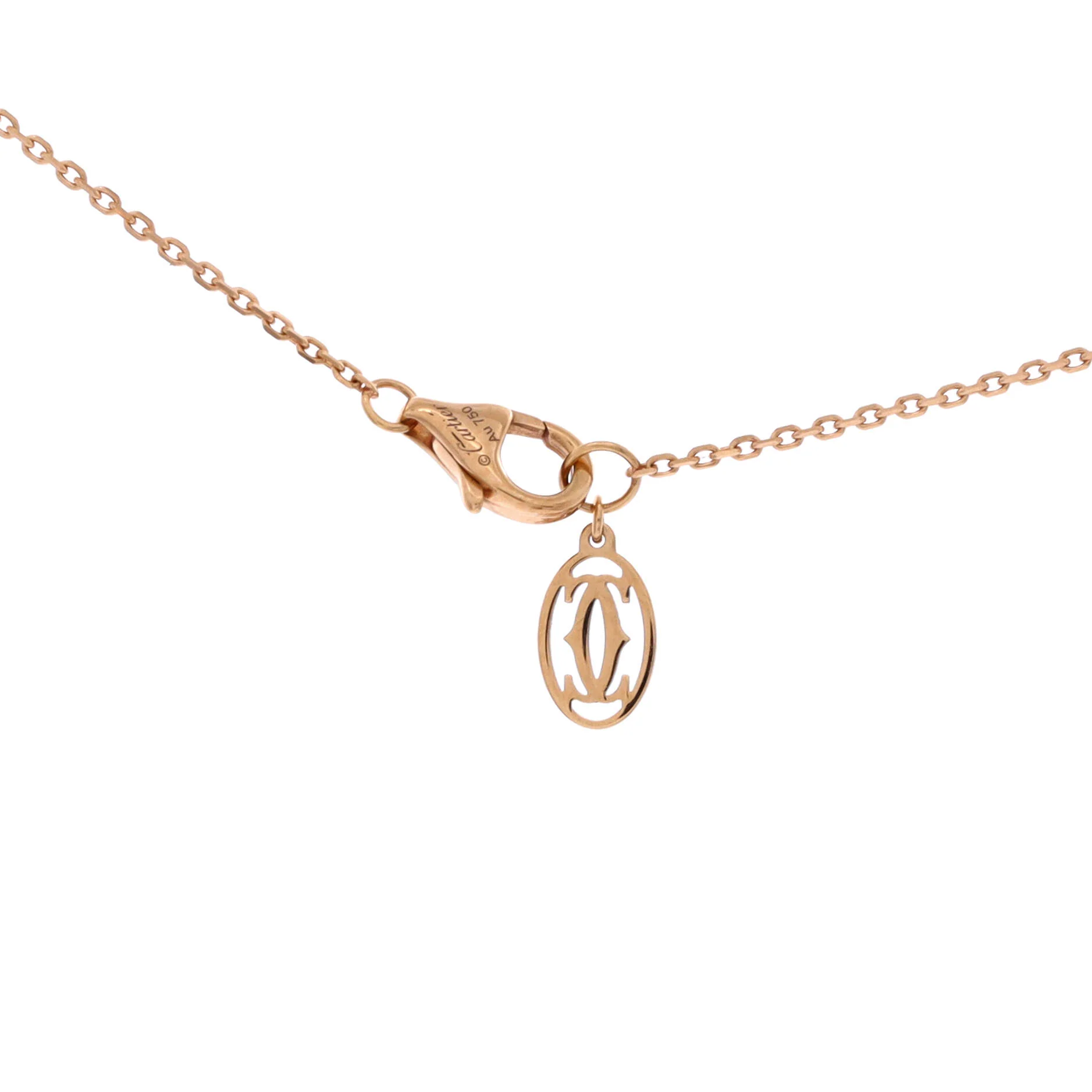 Cartier D'Amour Pendant Necklace 18K Rose Gold with Diamond XS - Image 4