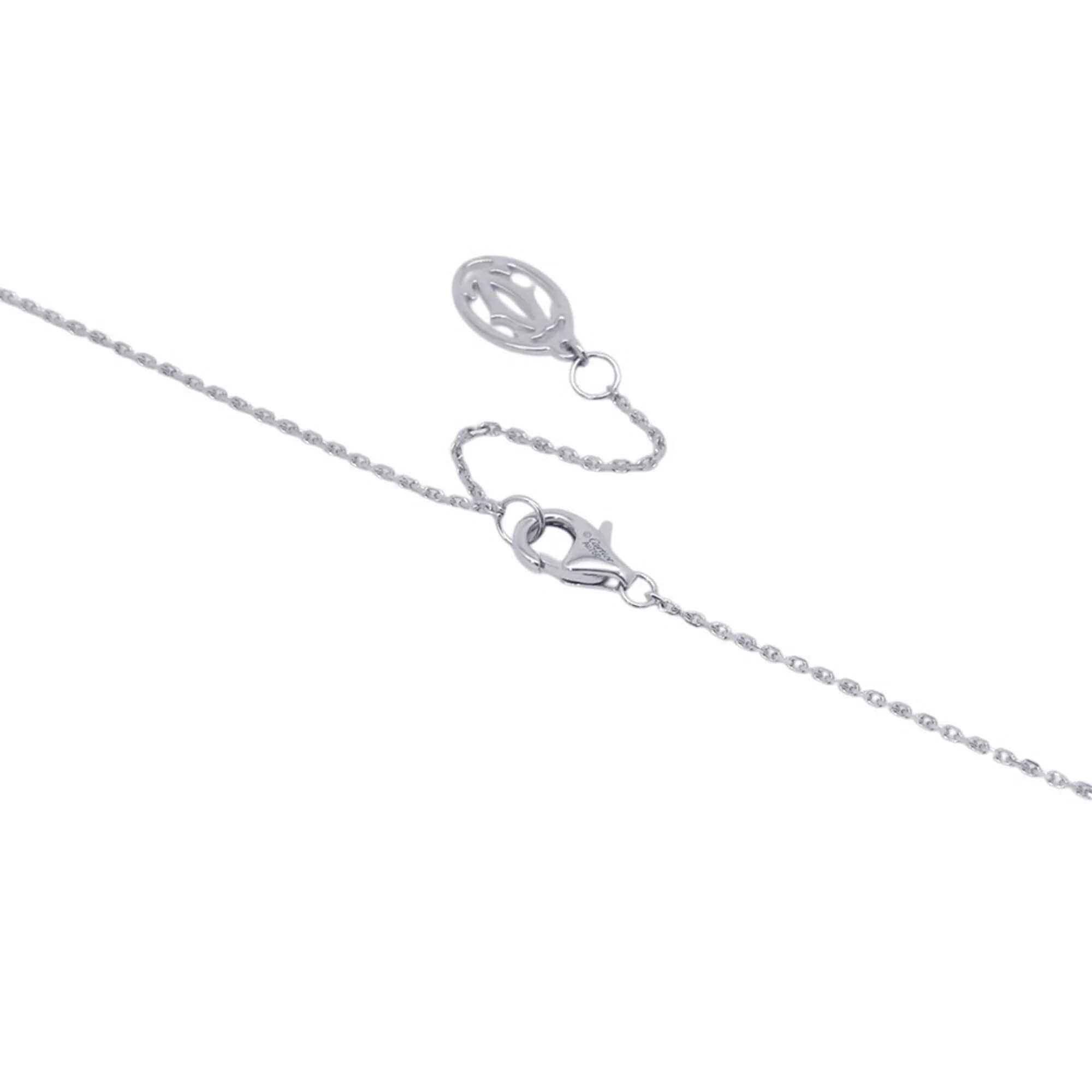 Damour Pendant Necklace 18K White Gold With Diamond Pavé - Image 5