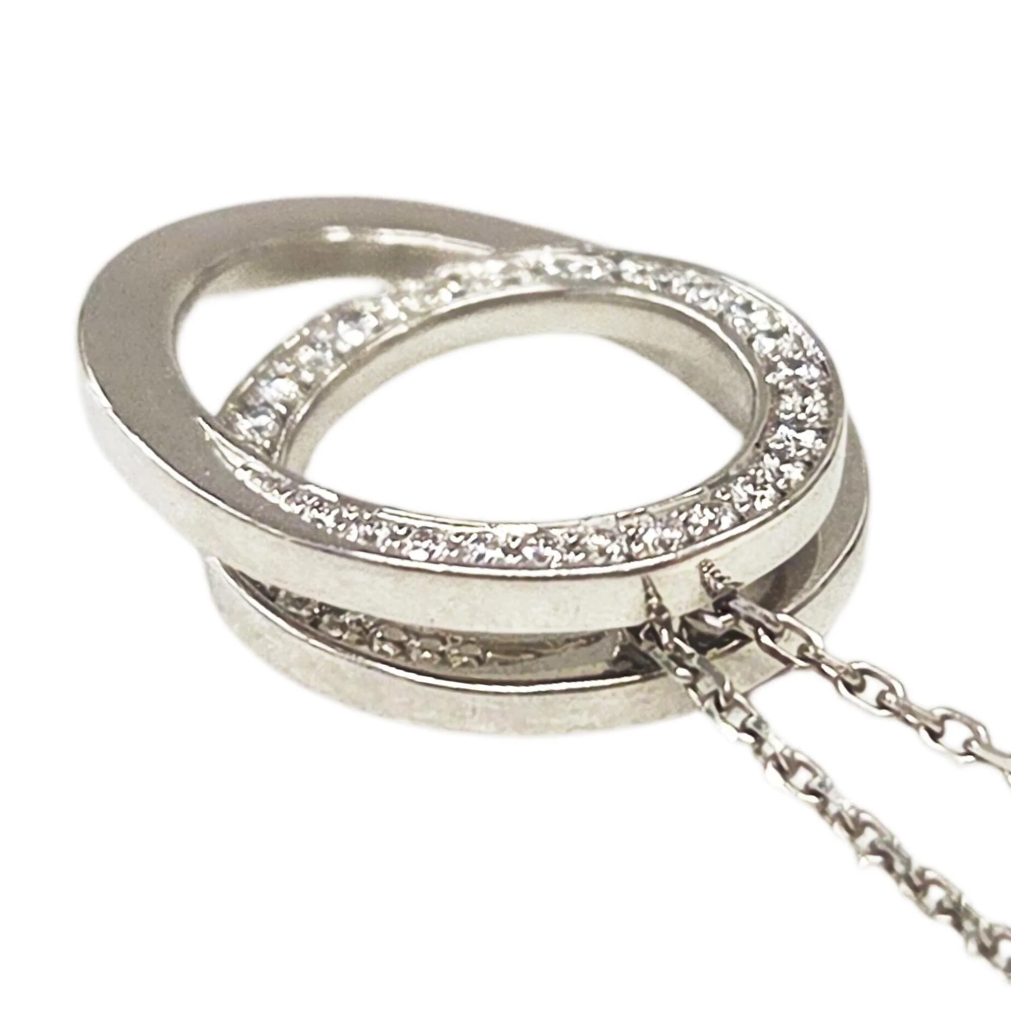 Etincelle De Pendant Necklace 18K White Gold with Diamond - Image 6