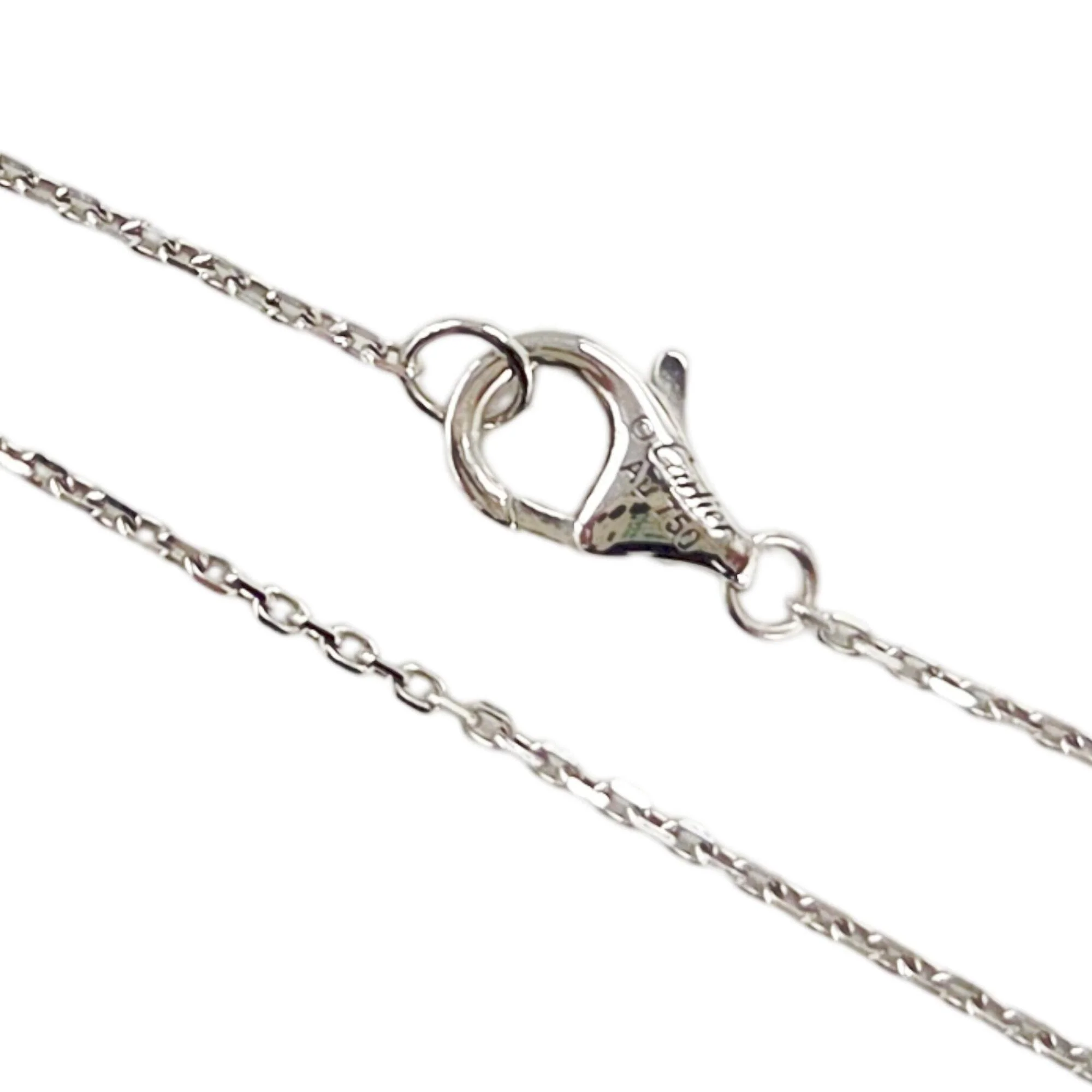 Etincelle De Pendant Necklace 18K White Gold with Diamond - Image 8