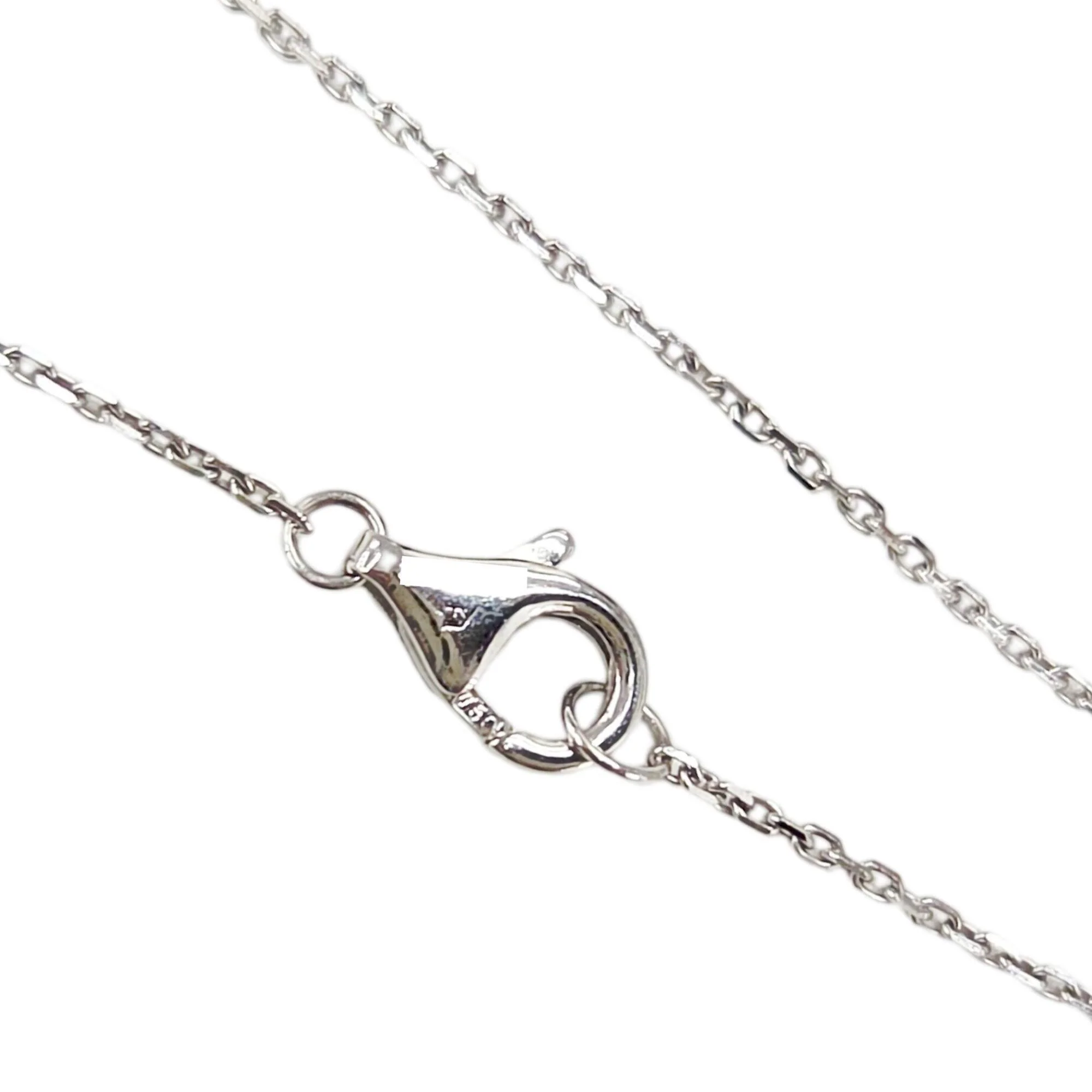 Etincelle De Pendant Necklace 18K White Gold with Diamond - Image 9