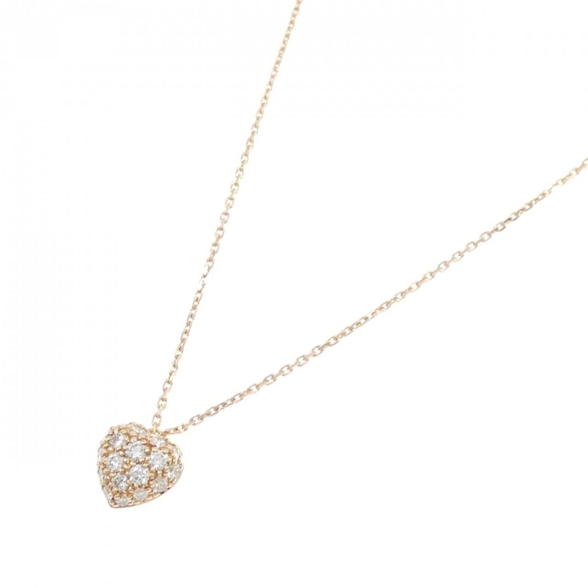 Heart Pendant Necklace 18K Rose Gold - Image 2