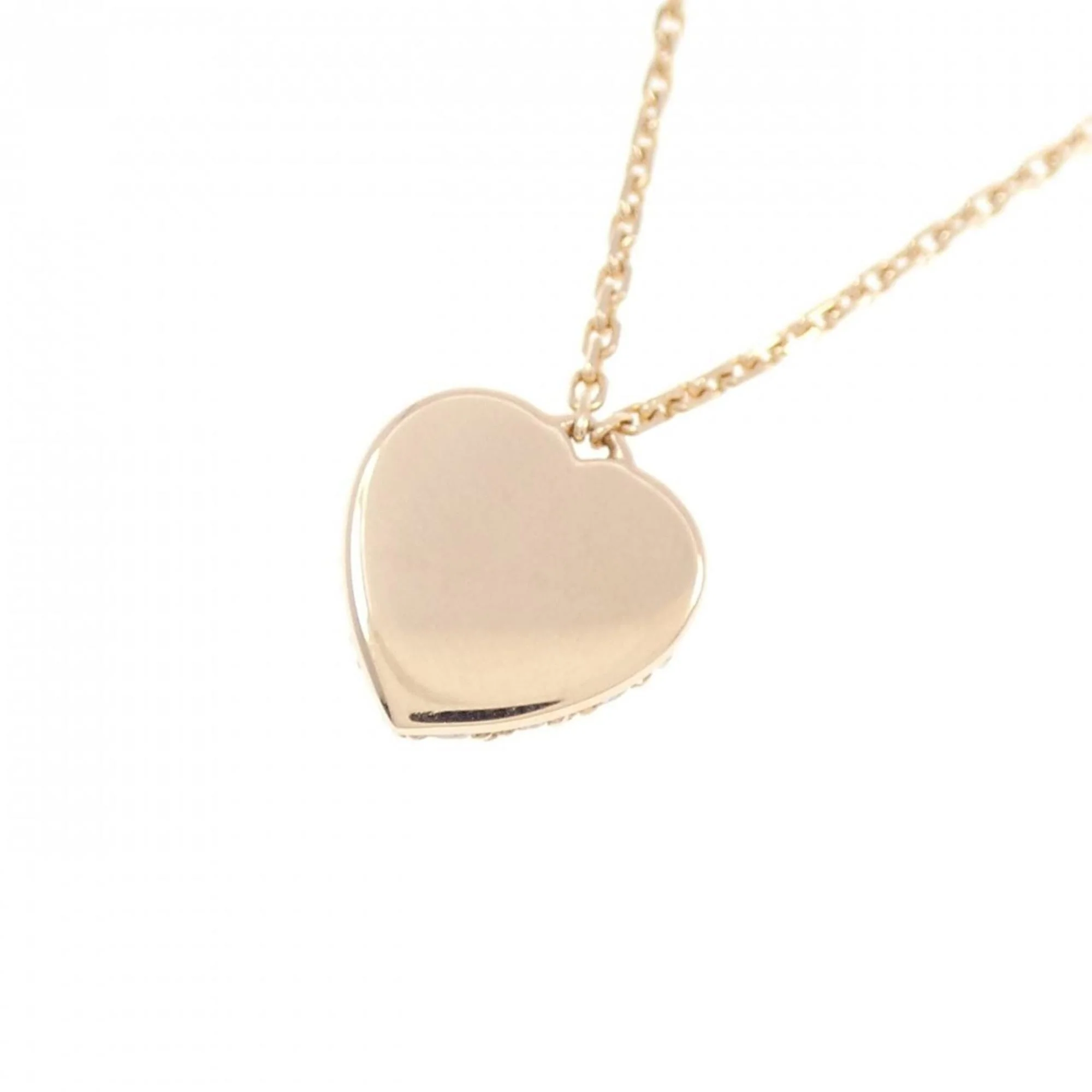 Heart Pendant Necklace 18K Rose Gold - Image 4