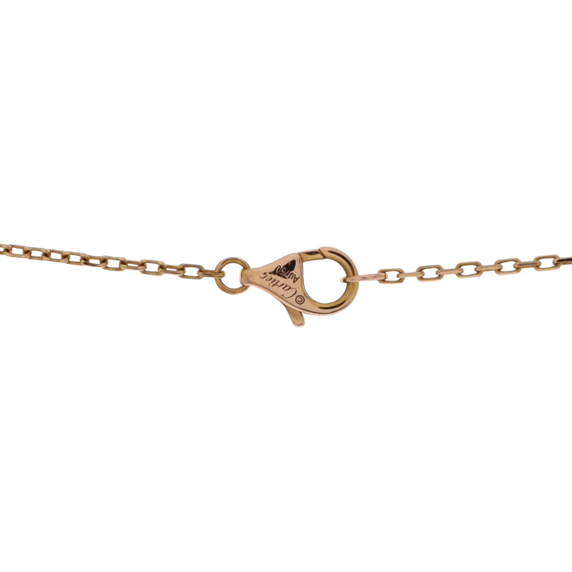 Juste un Clou Pendant Necklace 18K Rose Gold and Pave Diamonds - Image 3