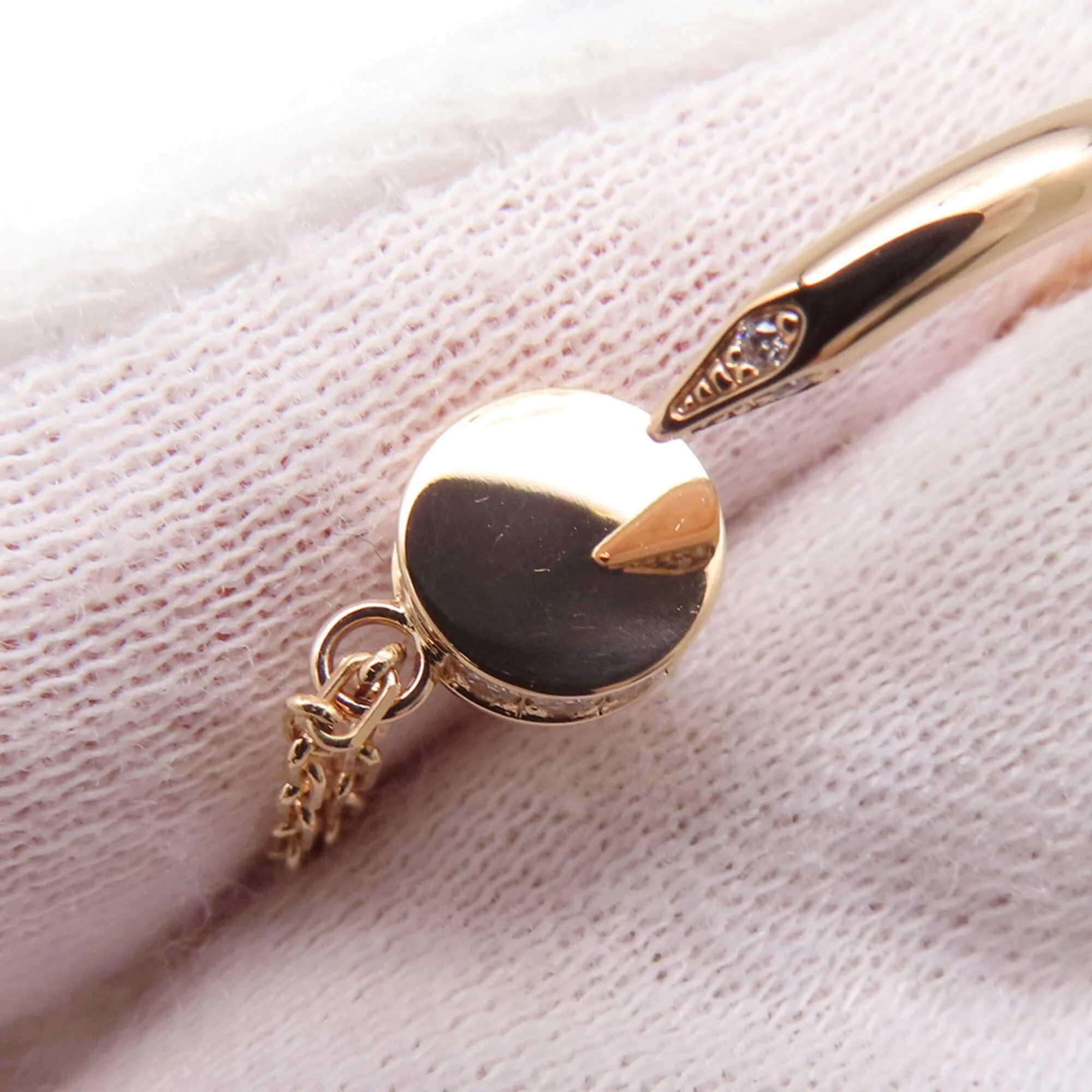 Juste un Clou Pendant Necklace 18K Rose Gold with 14 Diamonds - Image 6